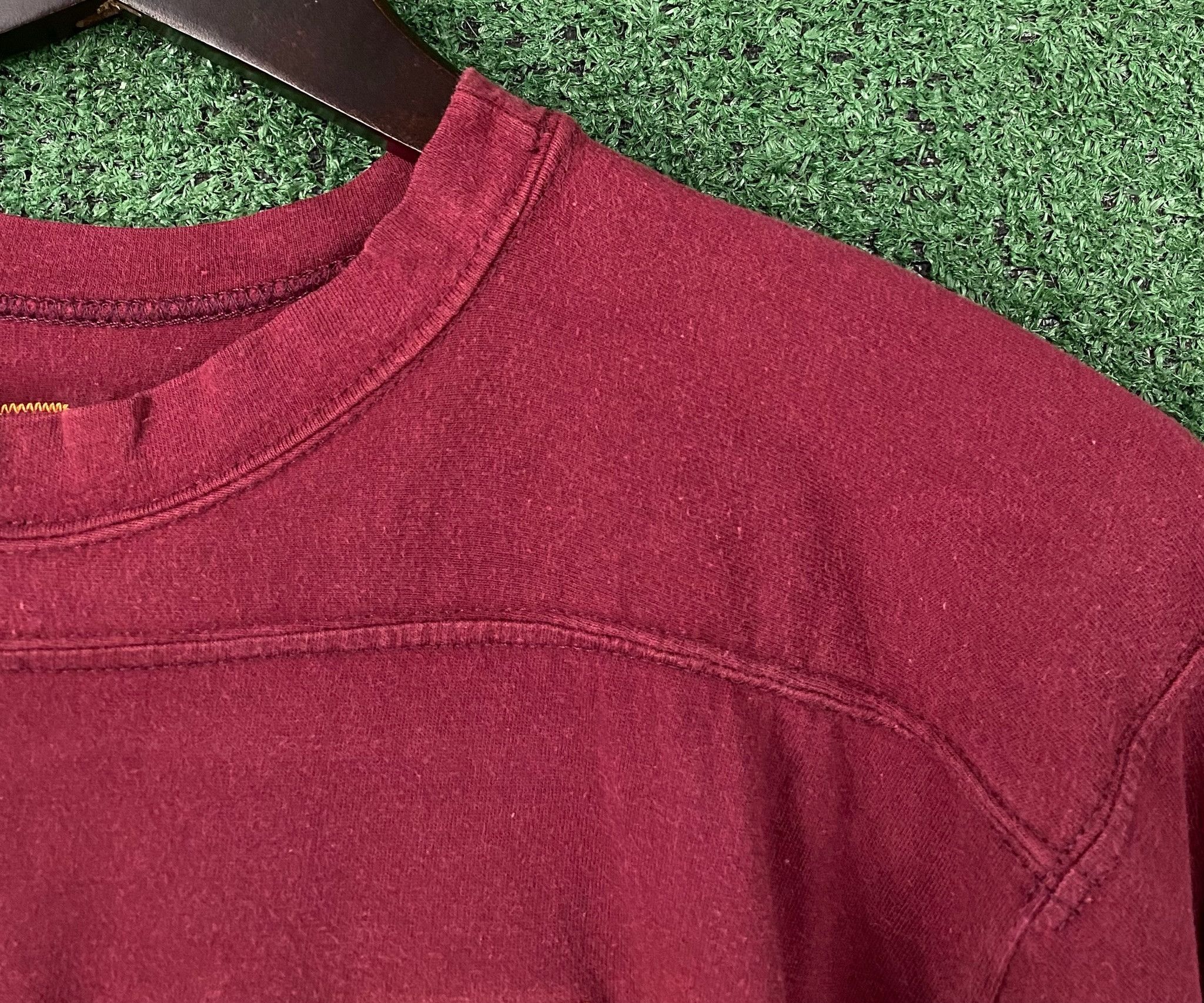 Russell Athletic 70’s Russell Athletic Gold Tag Maroon Football T-Shirt Small Size US S / EU 44-46 / 1 - 3 Thumbnail