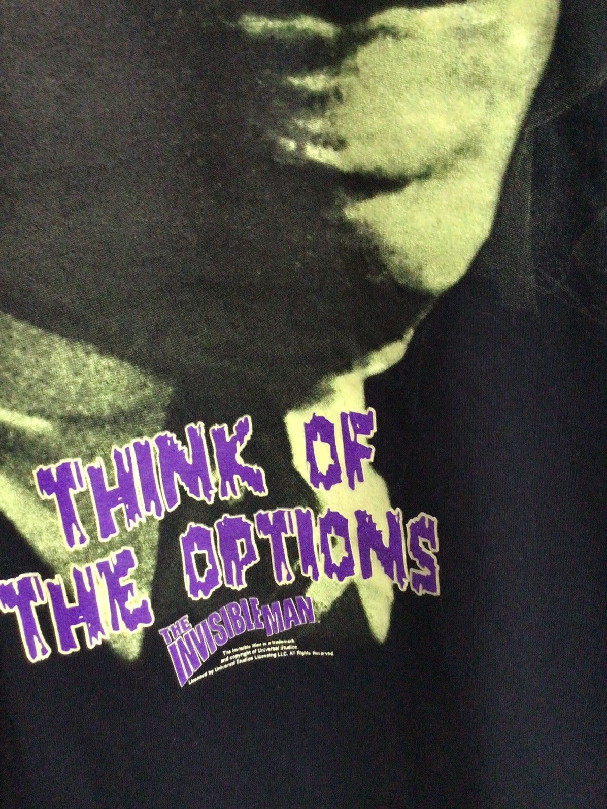 Universal Studios × Vintage The Invisible Man Think Of The Options Universal Studio Size US XXL / EU 58 / 5 - 3 Thumbnail