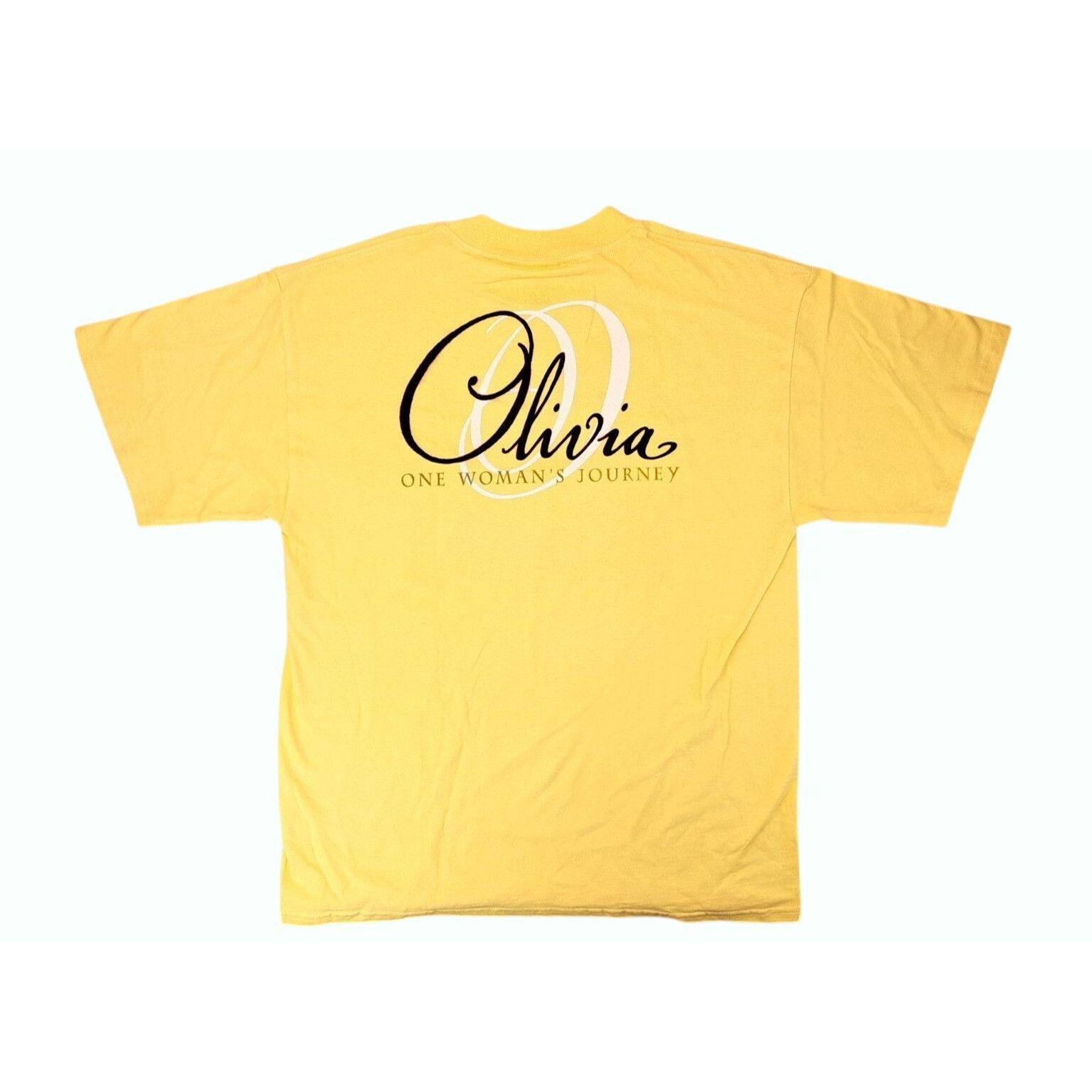 Tultex Vintage Olivia Newton-John 1 Woman's Journey Yellow T-Shirt Size US L / EU 52-54 / 3 - 2 Thumbnail