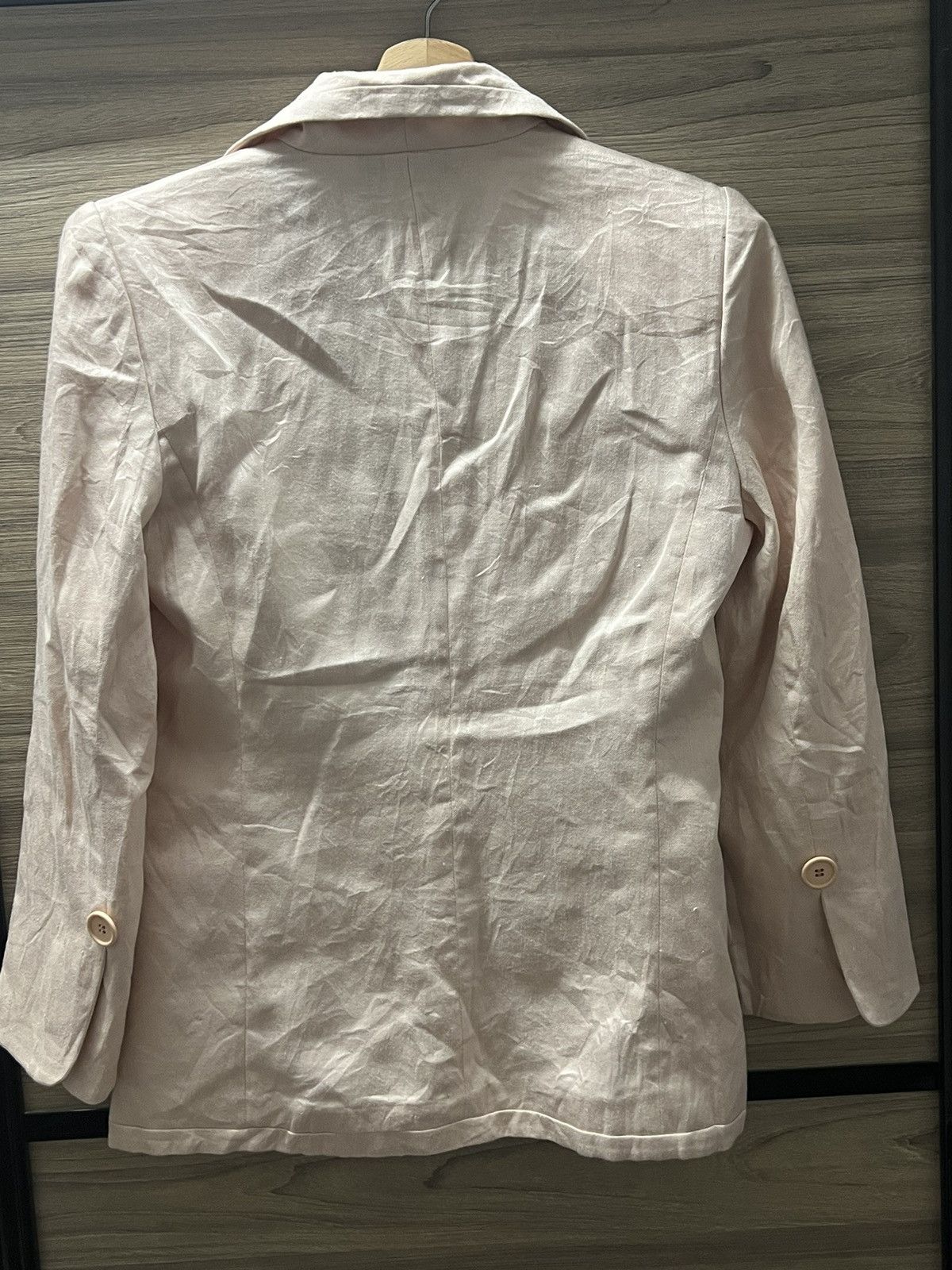 Christian Dior Monsieur × Vintage CHRISTIAN DIOR SOFT PINk jacket one button 1button Size M / US 6-8 / IT 42-44 - 3 Thumbnail