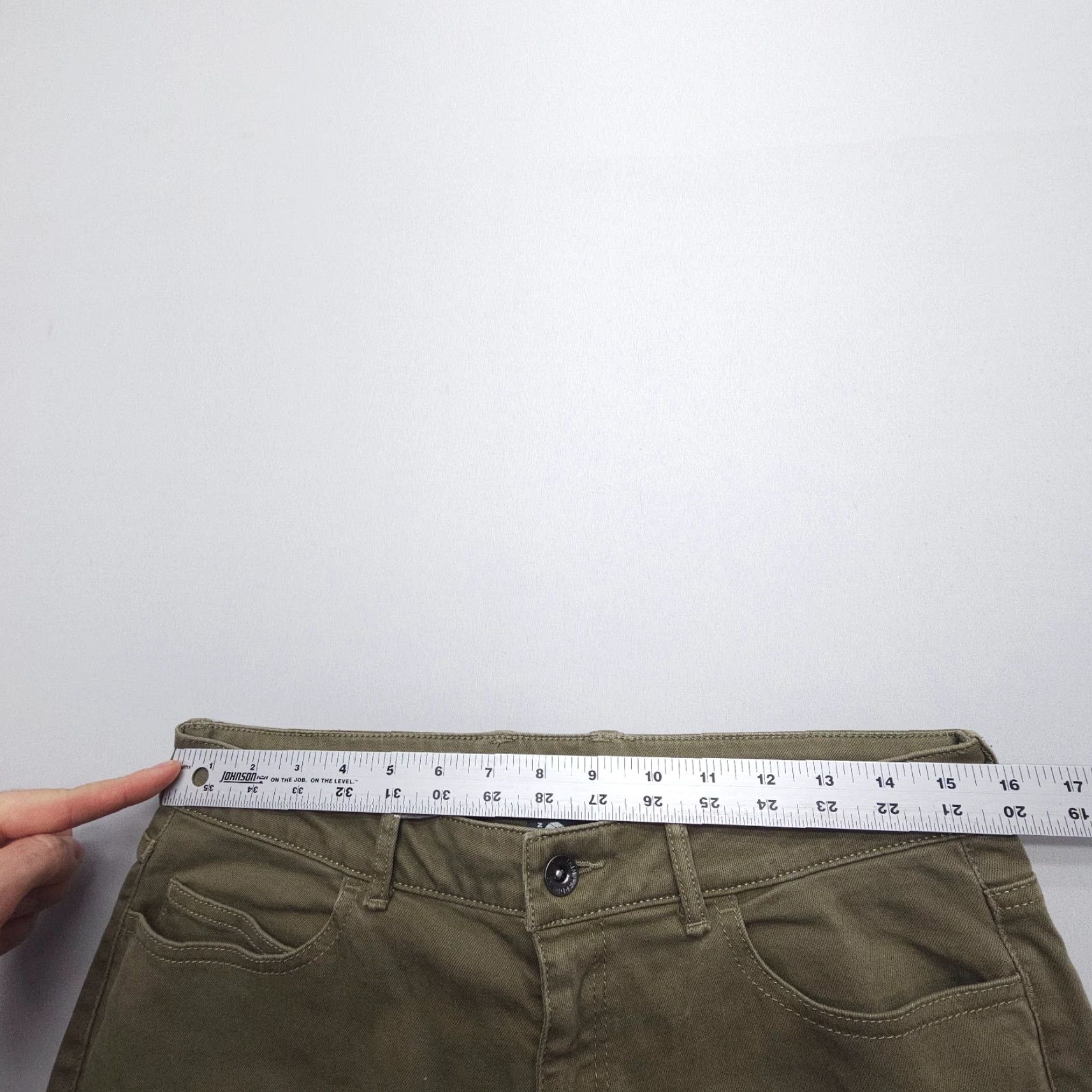 Mountain Hardwear Mountain Hardwear 5 Pocket Pants Womens 8 Green Cotton Nylon Stretch Hiking Camp Size 30" / US 8 / IT 44 - 6 Thumbnail
