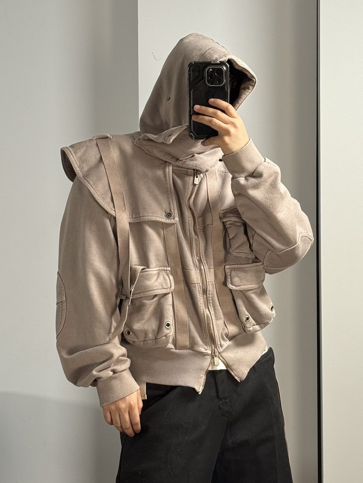 SHINE LUXURY Shine Luxury “SANGUINE” Layered Navigator Zipper Hoodie Size US S / EU 44-46 / 1 - 10 Thumbnail