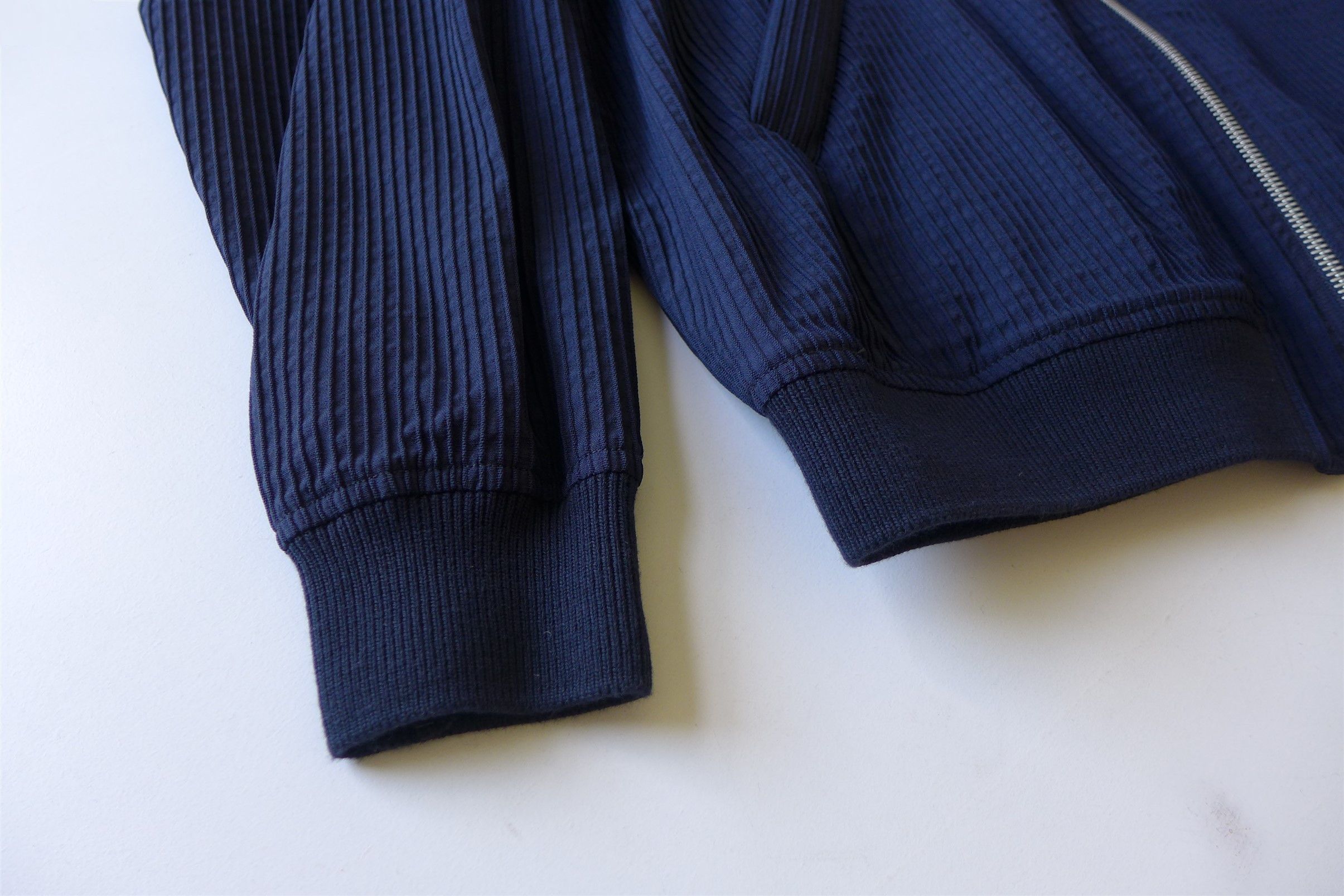Barena Barena Oversized Light Bomber Jacket - Navy Virgin Wool Size US S / EU 44-46 / 1 - 7 Thumbnail