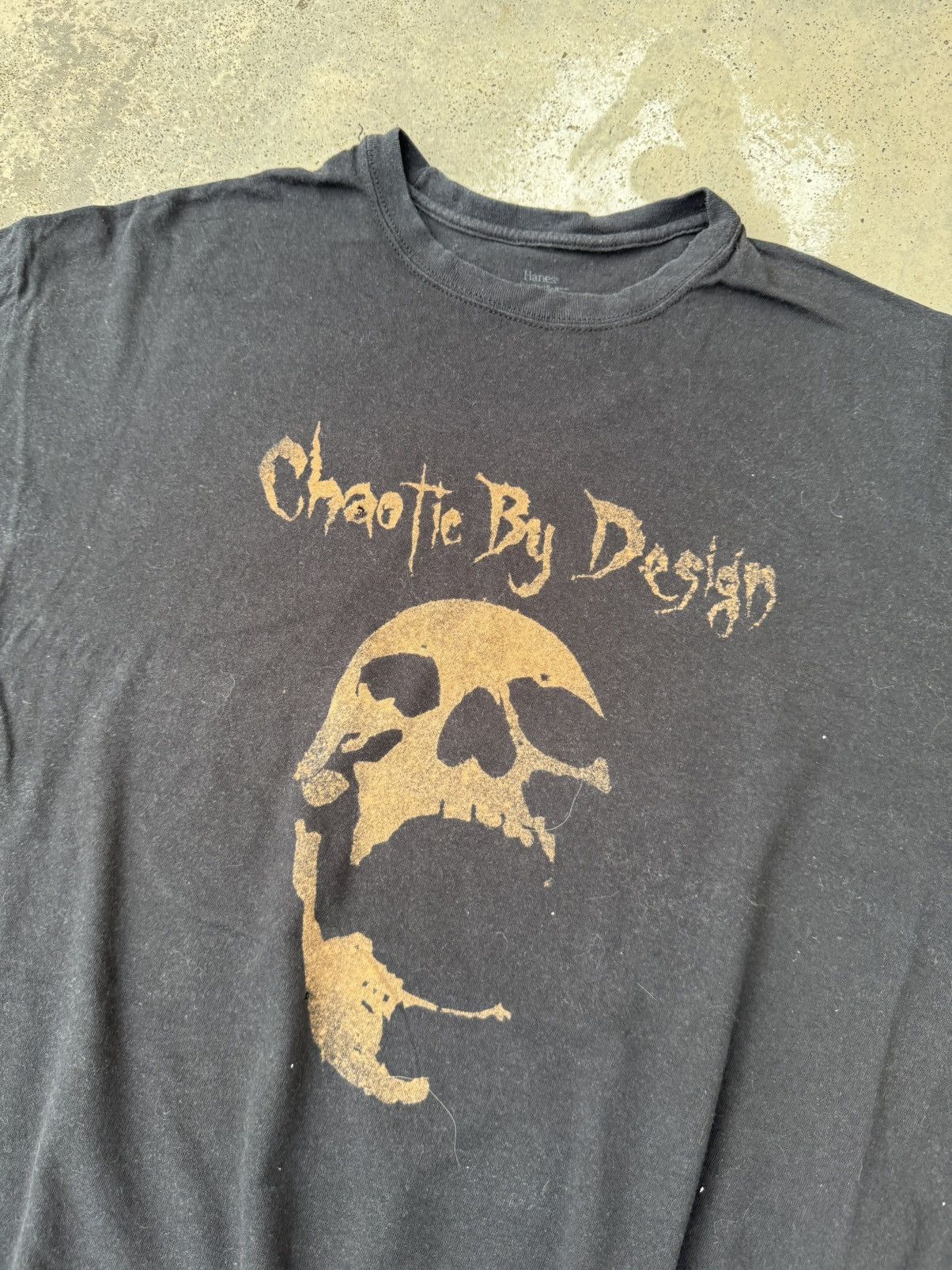 If Six Was Nine Distressed 2000s Archival Chaotic Skull Punk Tee Shirt Size US XL / EU 56 / 4 - 2 Thumbnail