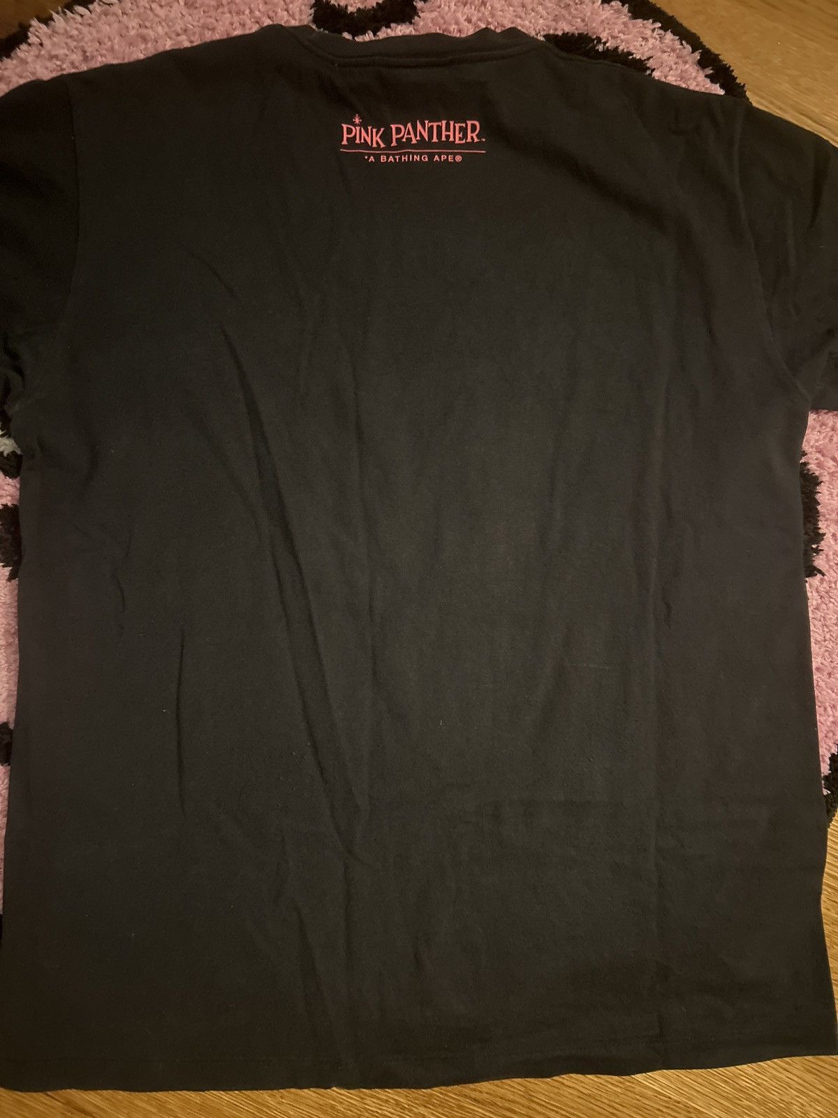 Bape BAPE x Pink Panther Ape Head Tee Size US L / EU 52-54 / 3 - 3 Thumbnail