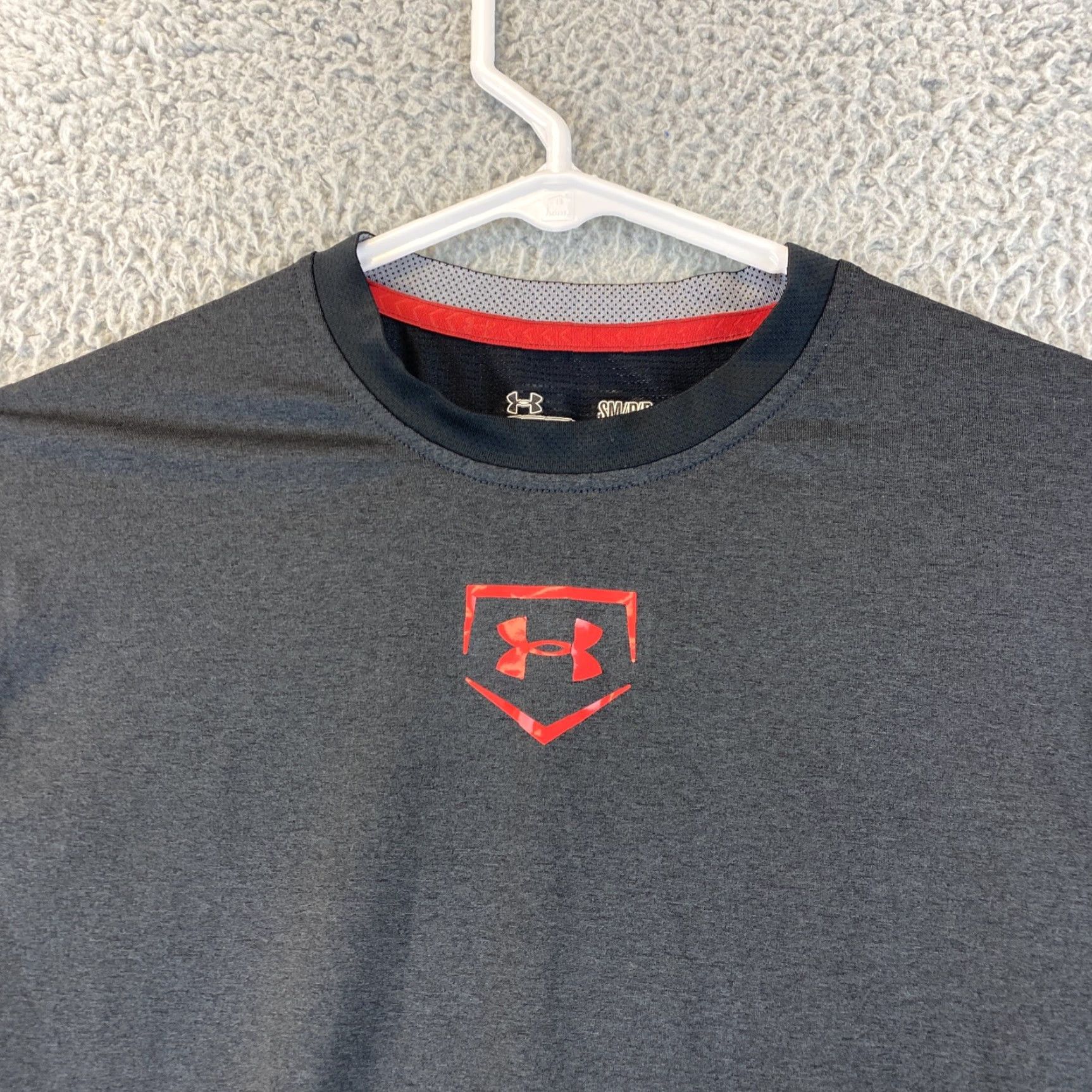 Under Armour Mens Under Armour Heatgear Gray Athletic Compression Shirt Long Sleeve S / 83-29 Size US S / EU 44-46 / 1 - 3 Thumbnail