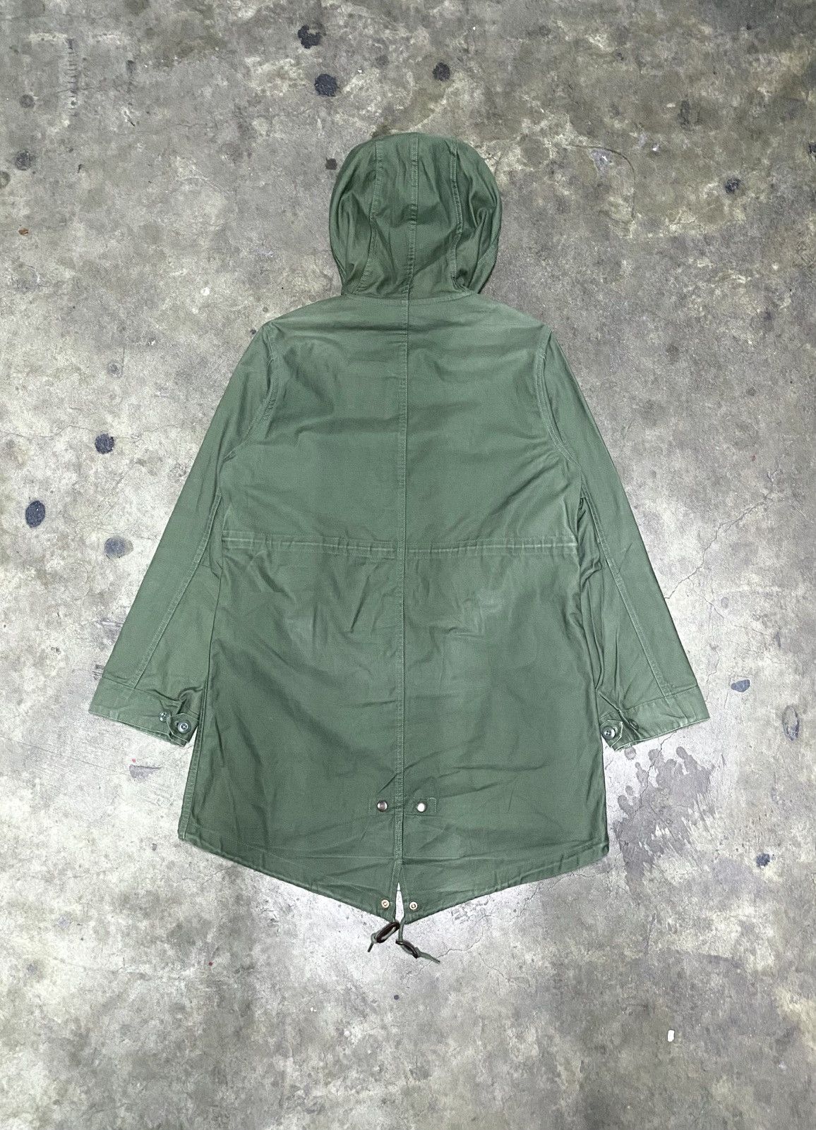 Vintage Fred Perry Military Parka Jacket in Green, Men's — image 2 of 6