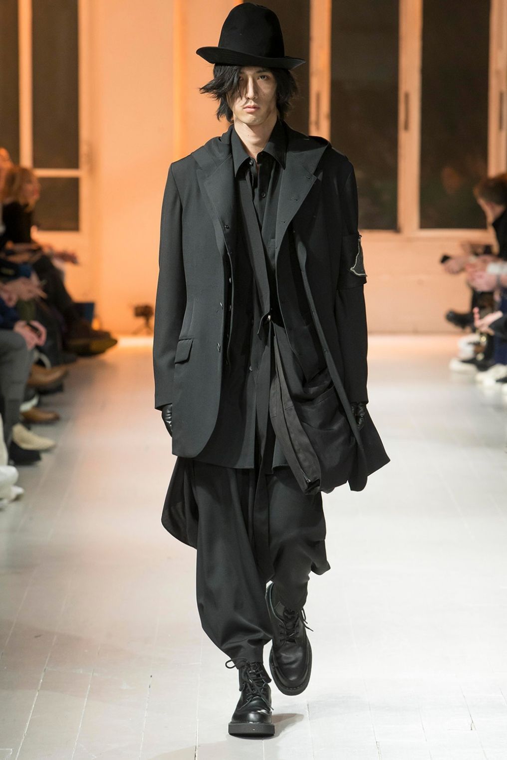 Yohji Yamamoto Yohji Yamamoto Pour Homme Gabardine Drape Cloth Layer Shirt Size US M / EU 48-50 / 2 - 3 Thumbnail