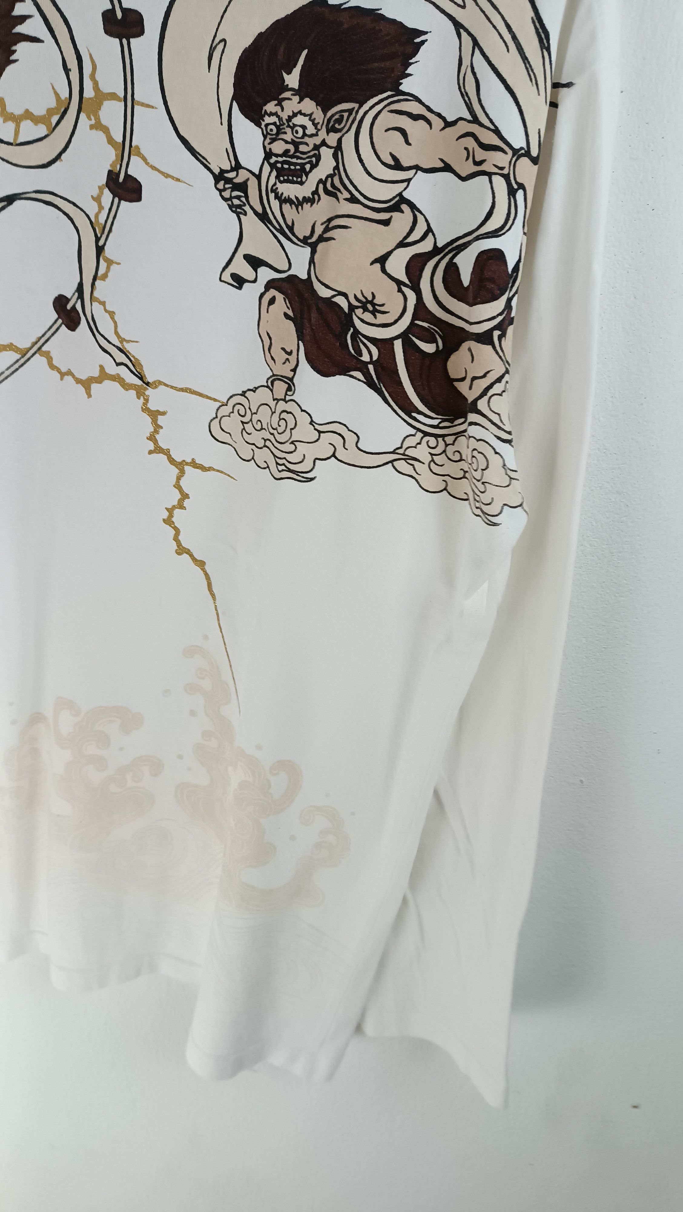 Japanese Brand VINTAGE FUJIN RAIJIN SUKAJAN MONSTER TALE JAPAN VERY RARE Size US L / EU 52-54 / 3 - 15 Thumbnail