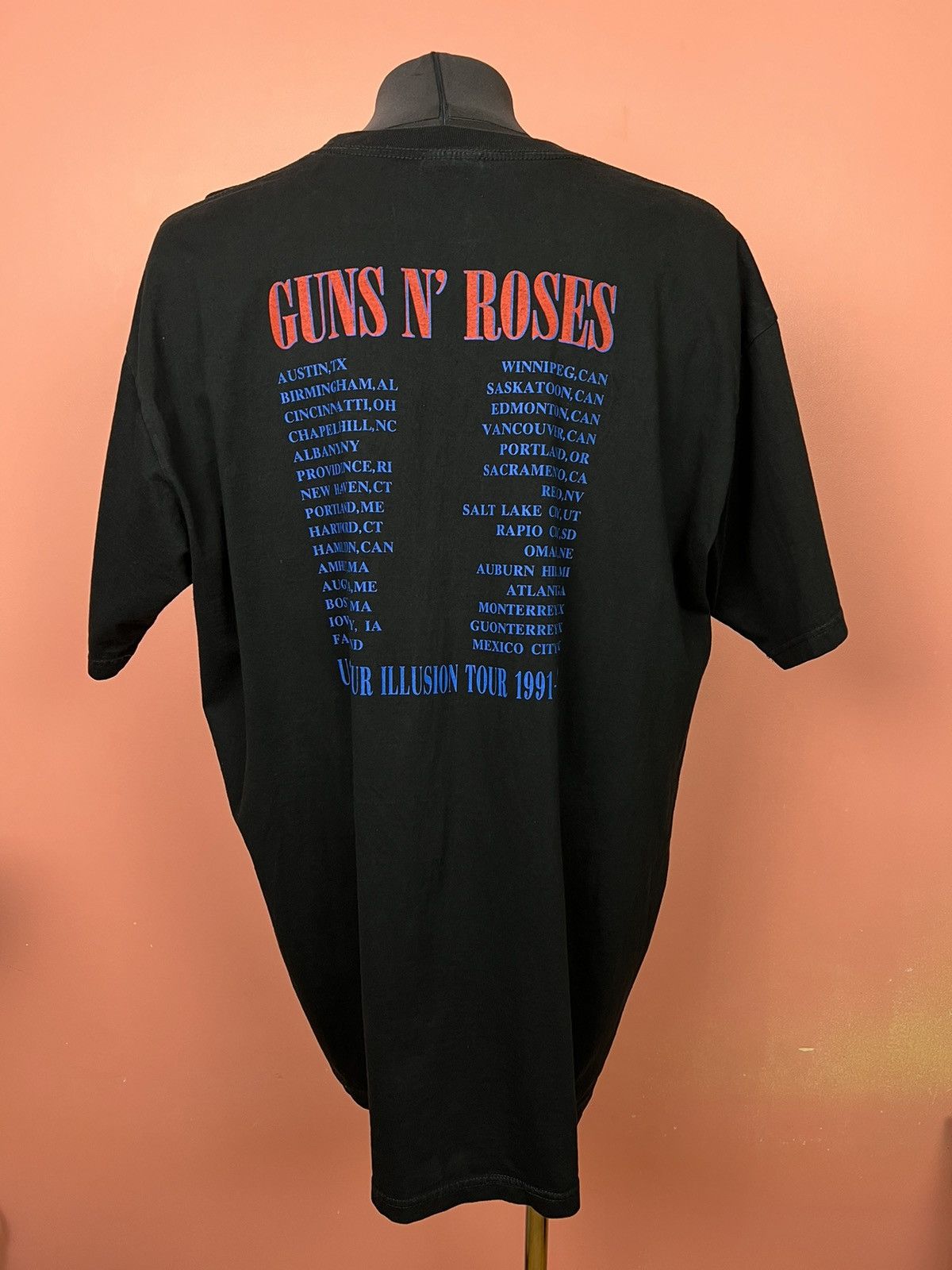 Other Leader screen best guns n’ roses oversized tee 1991 1993 Size US XXL / EU 58 / 5 - 2 Thumbnail