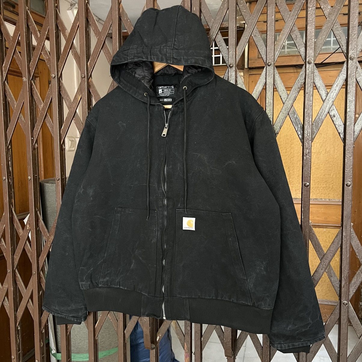 Carhartt Vintage Carhartt Active Jacket Black Size US XL / EU 56 / 4 - 2 Thumbnail
