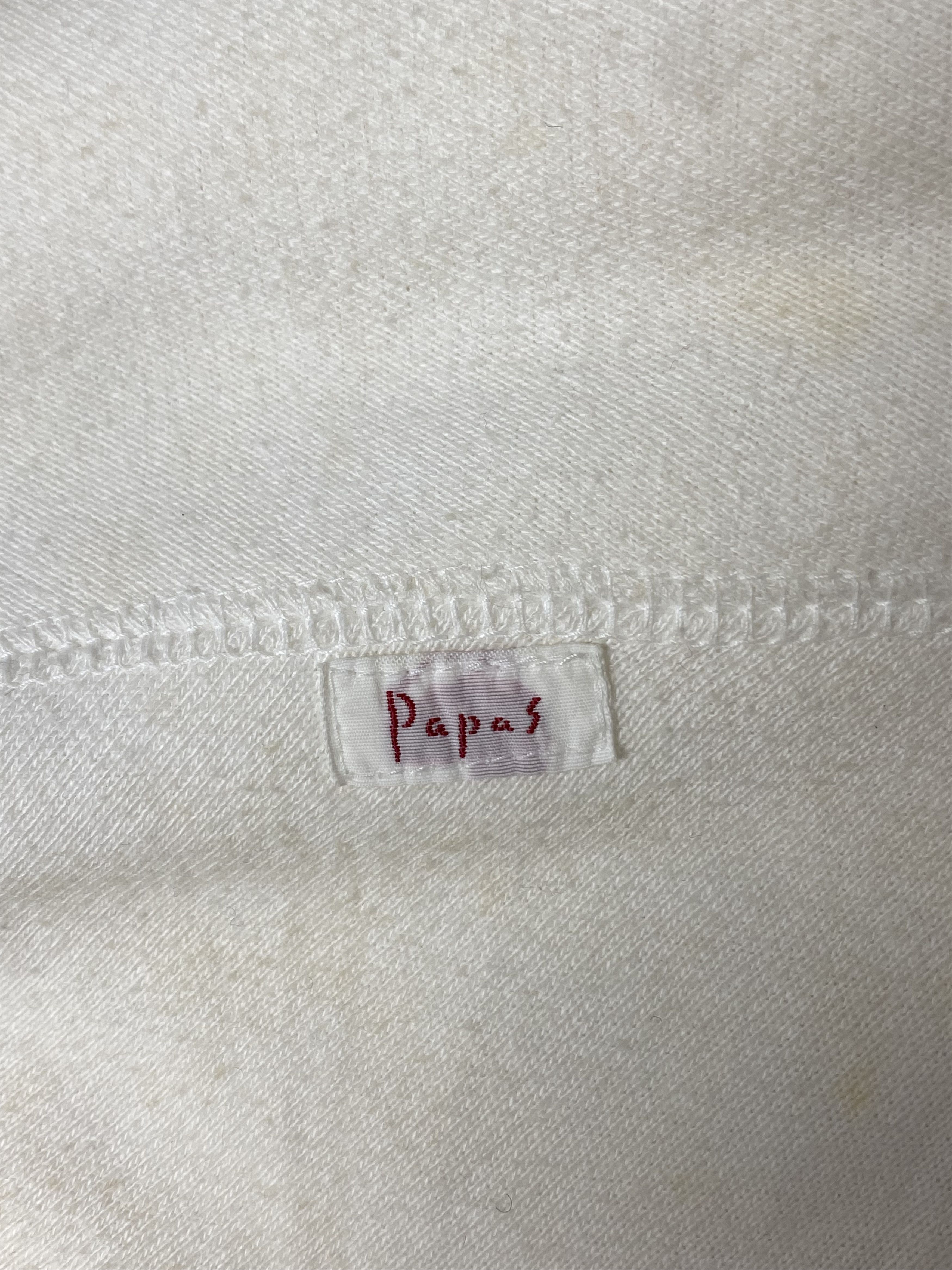 Japanese Brand Vintage Papas Button Up Sweatshirts DJ05016 Size US XL / EU 56 / 4 - 11 Thumbnail