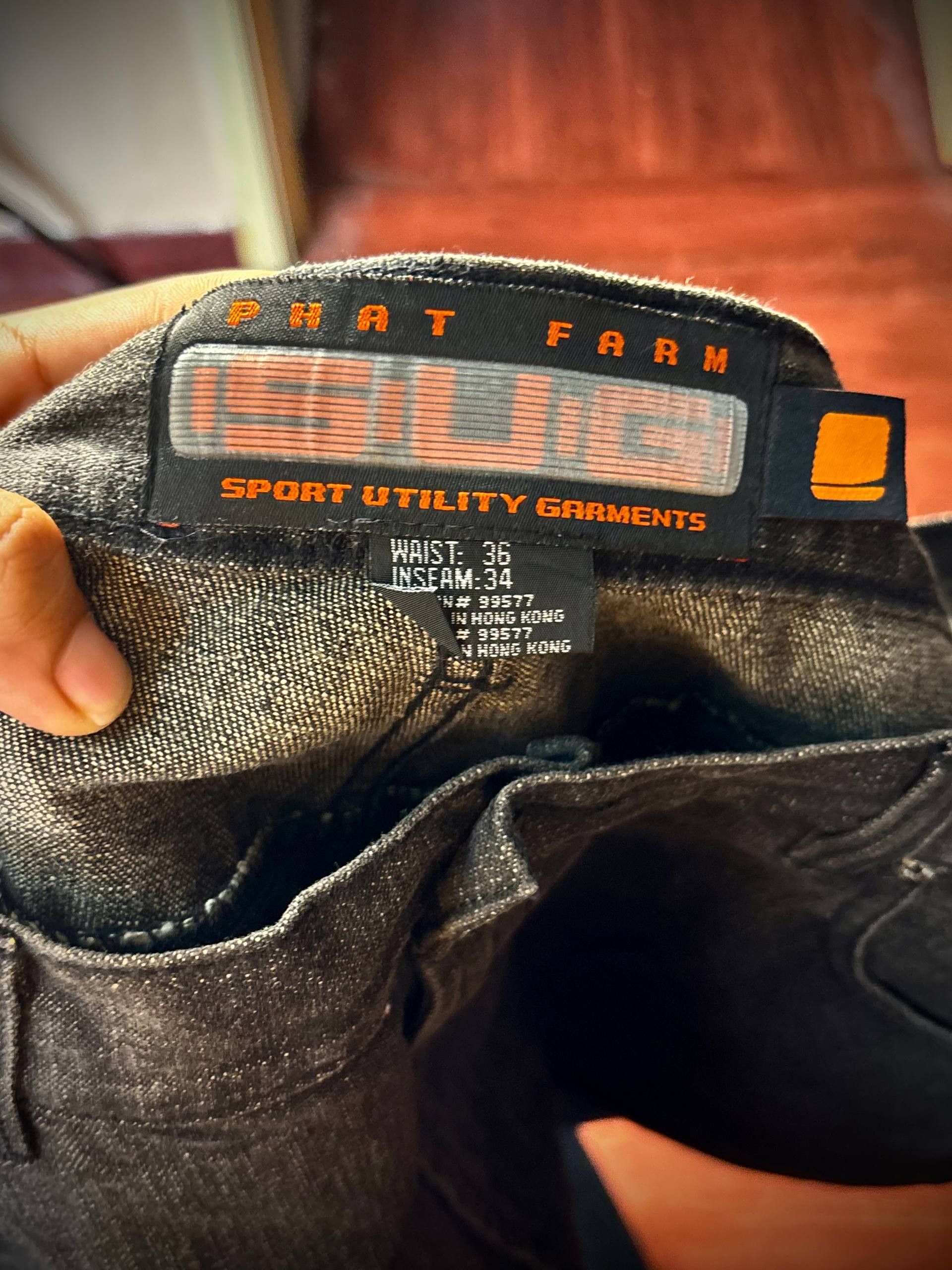 Phat Farm Vintage 00s Phat Farm Jeep S.U.G All over Prints Denim Pants Size US 36 / EU 52 - 6 Thumbnail