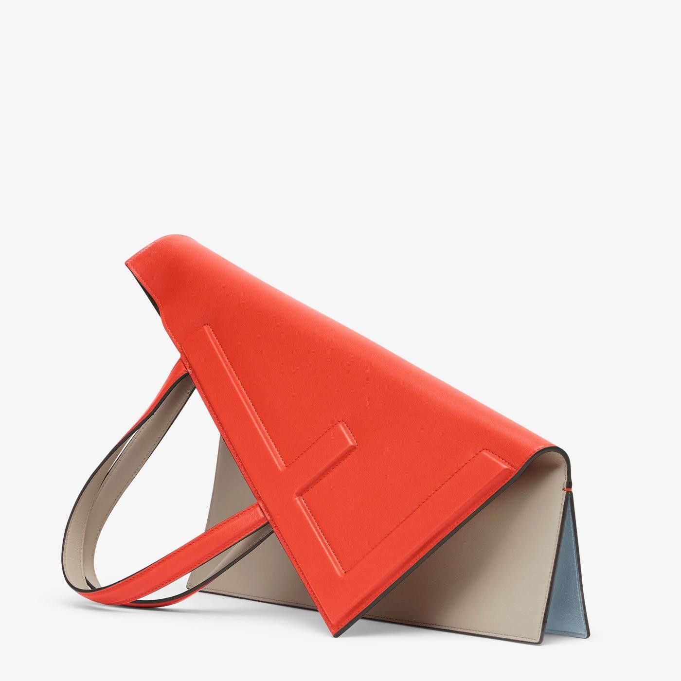 Fendi o1s1wg111224 Size: OS / Flip Large Bag in Orange & Beige Size ONE SIZE - 1 Thumbnail