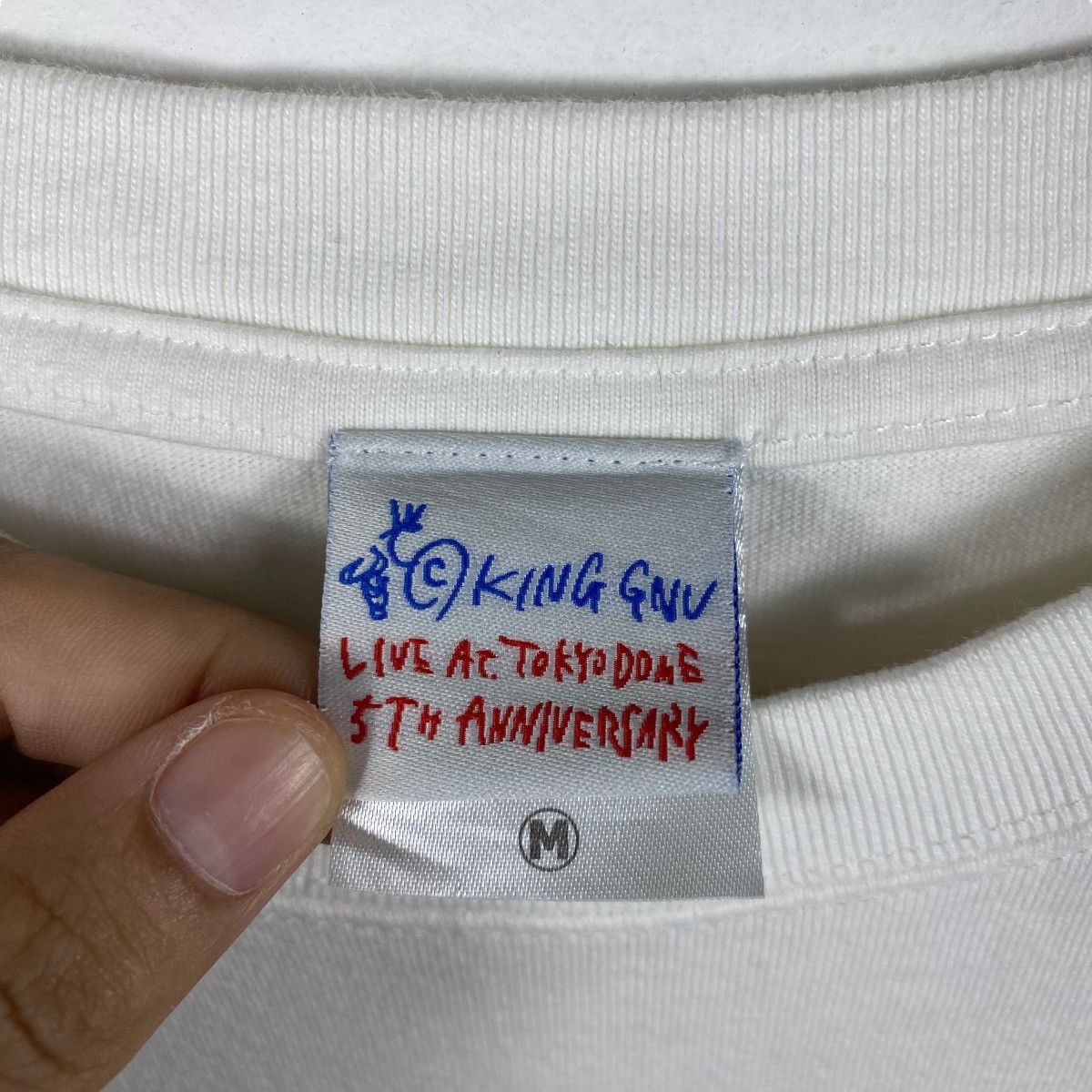 Band Tees Japanese Band KING GNU Live At Tokyo Dome 5th Anniversary Size US M / EU 48-50 / 2 - 5 Thumbnail
