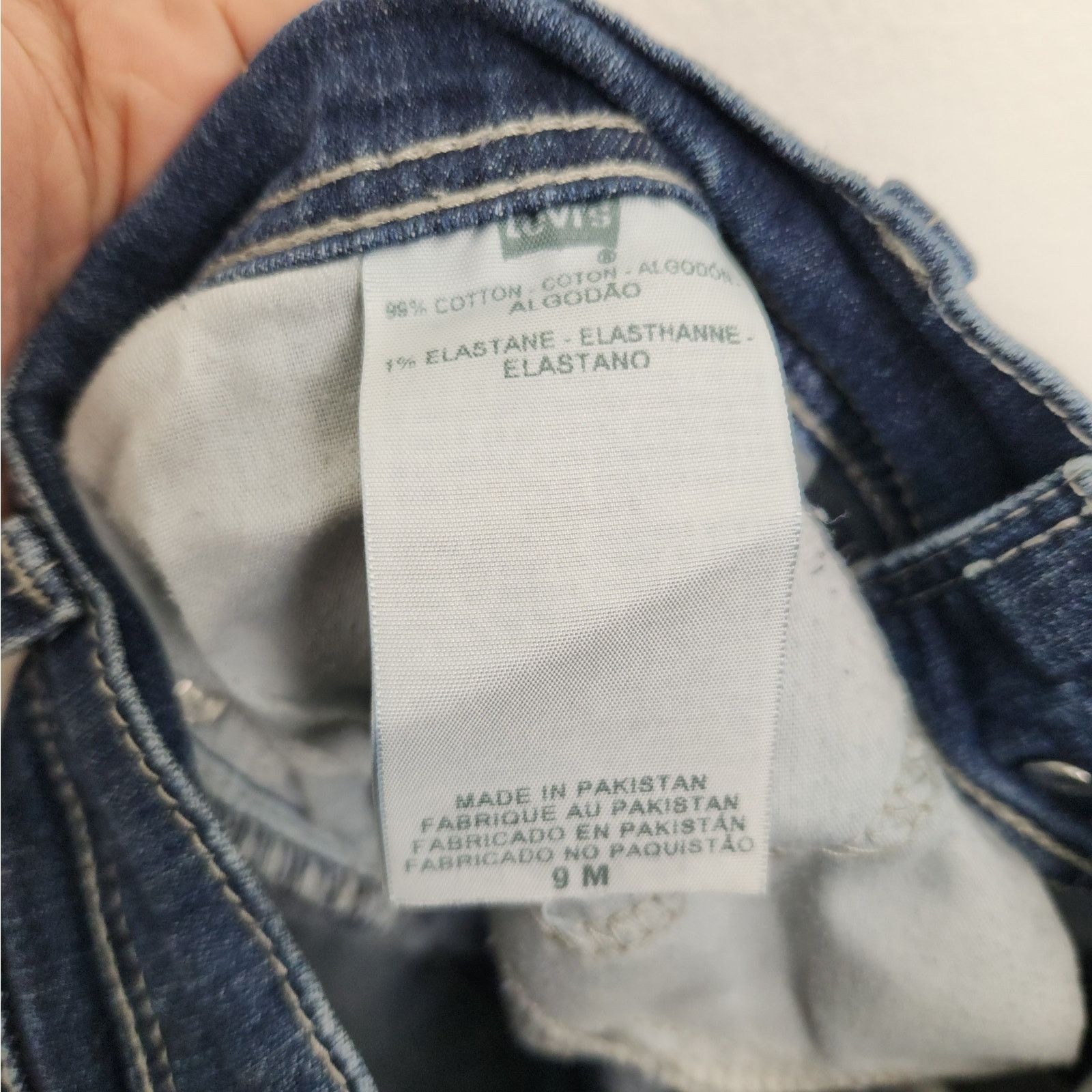 Levi's 2000s 524 Super Low Levi's Jeans Straight Dark Wash 9 Size 32" / US 10 / IT 46 - 7 Thumbnail