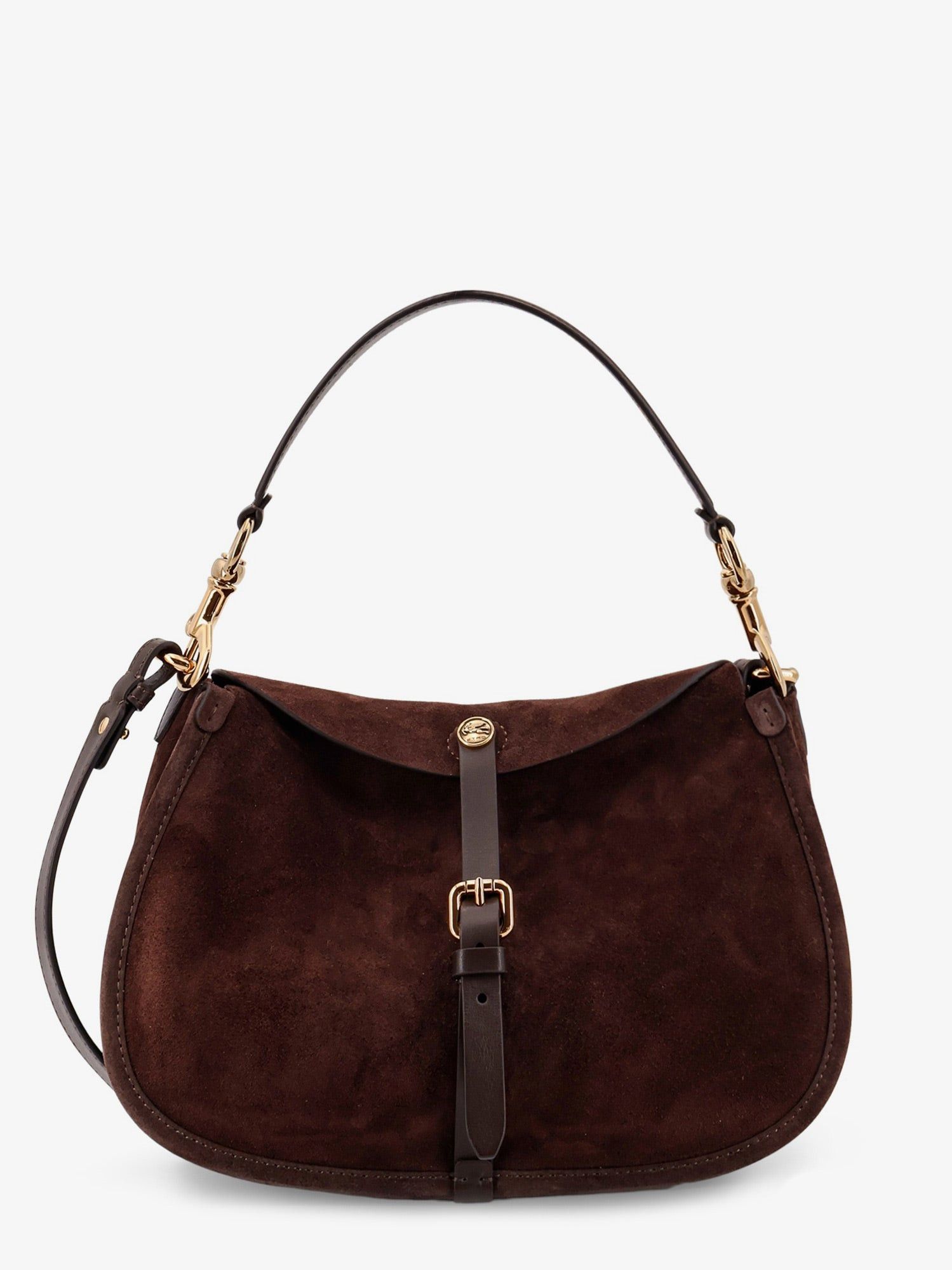 Etro Crossbody Pony Suede Shoulder Bag, Women's
