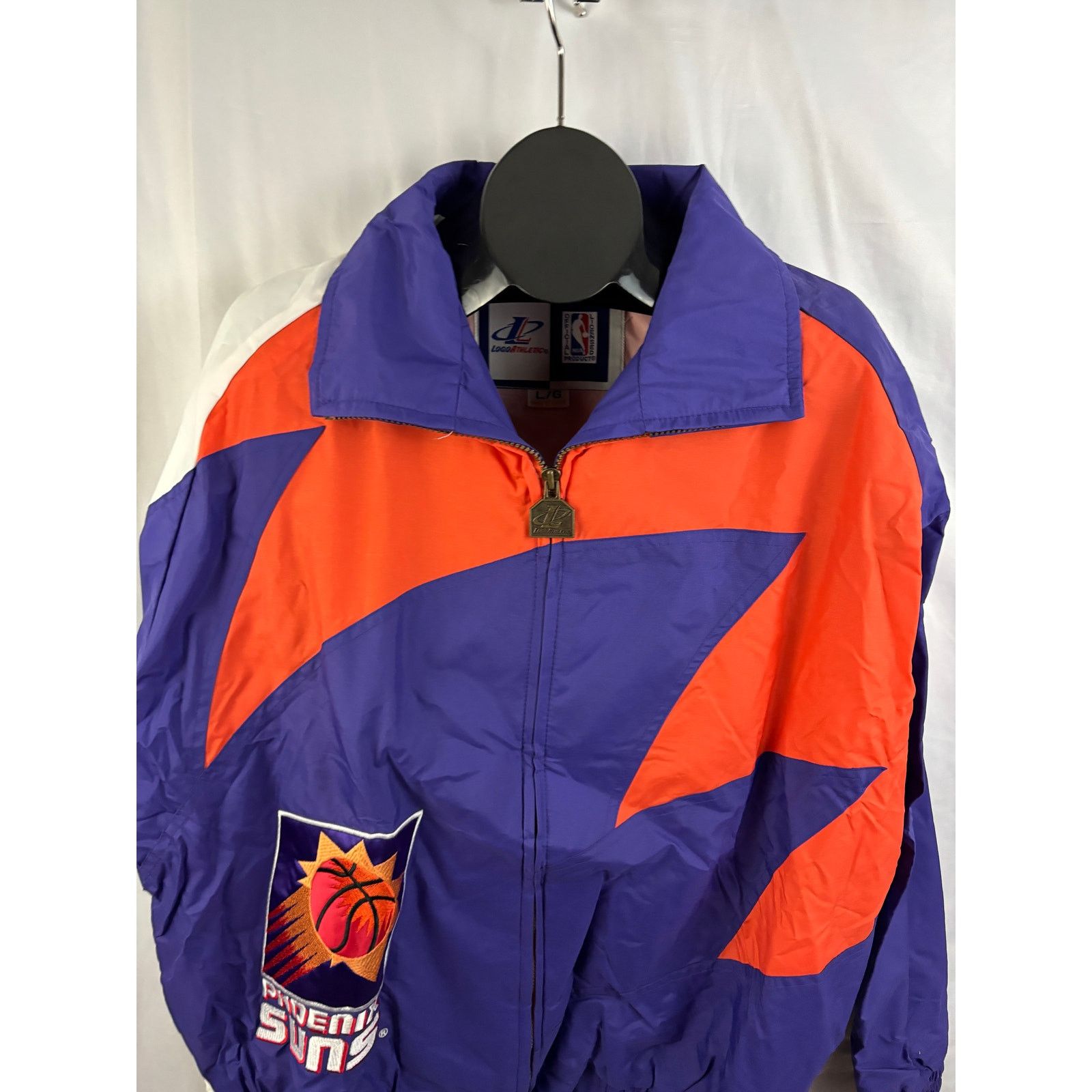 Logo Athletic Phoenix Suns NBA Sharktooth Windbreaker Jacket L NWT Vtg Size US L / EU 52-54 / 3 - 10 Thumbnail