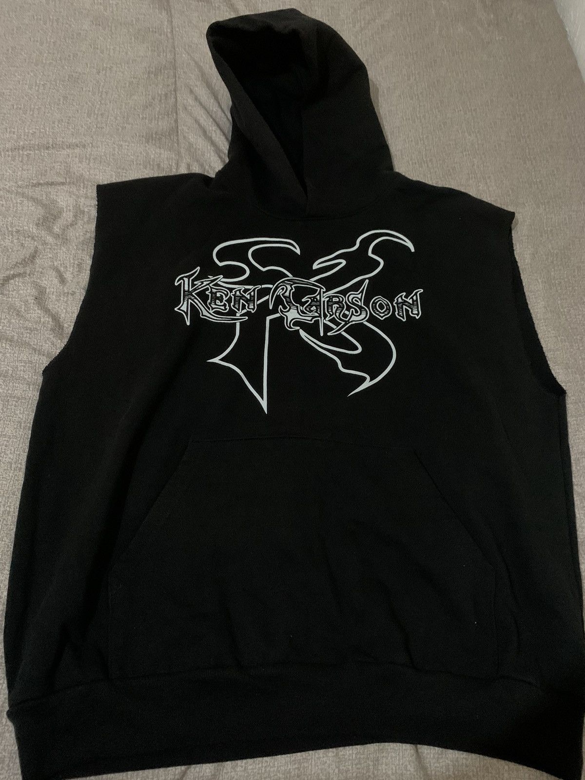 Destroy Lonely Ken Carson XMAN Tour Sleeveless Hoodie Size US XL / EU 56 / 4 - 4 Thumbnail