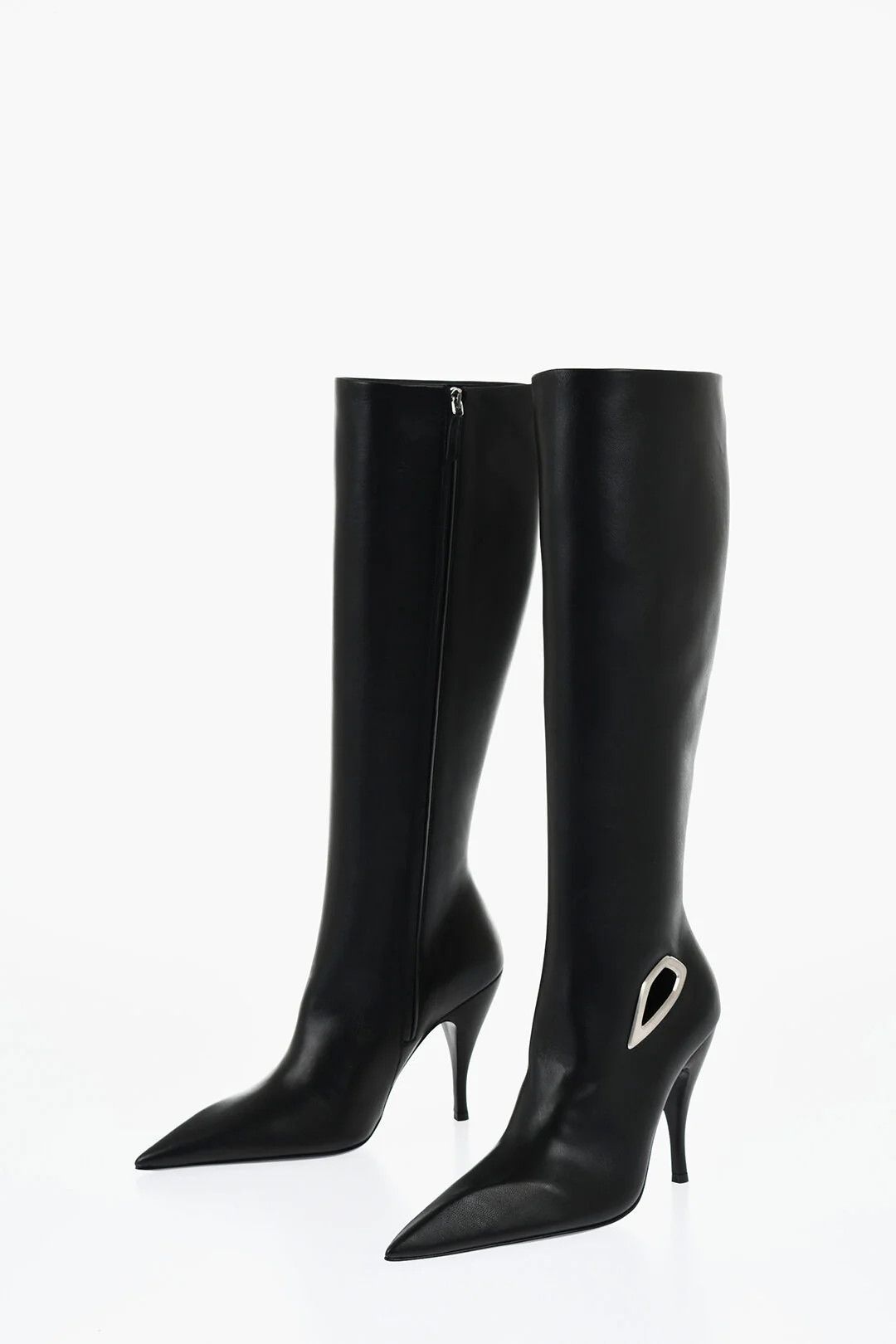 Off-White og1mm0426 High Leather Boots in Black Size US 10 / IT 40 - 3 Thumbnail