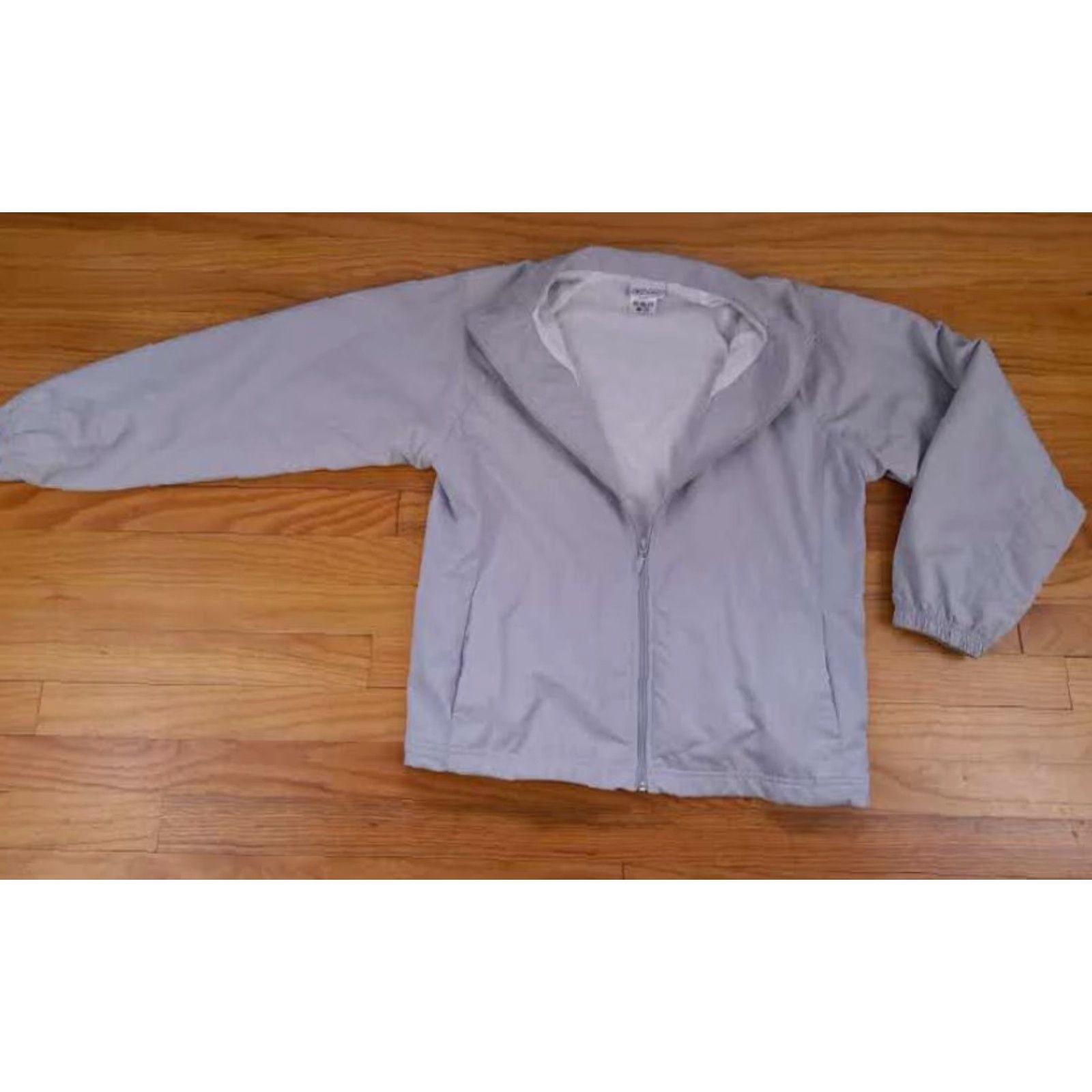 Reebok Reebok Woman Lightweight Full Zip Tennis Jacket Large Grey Size L / US 10 / IT 46 - 4 Thumbnail