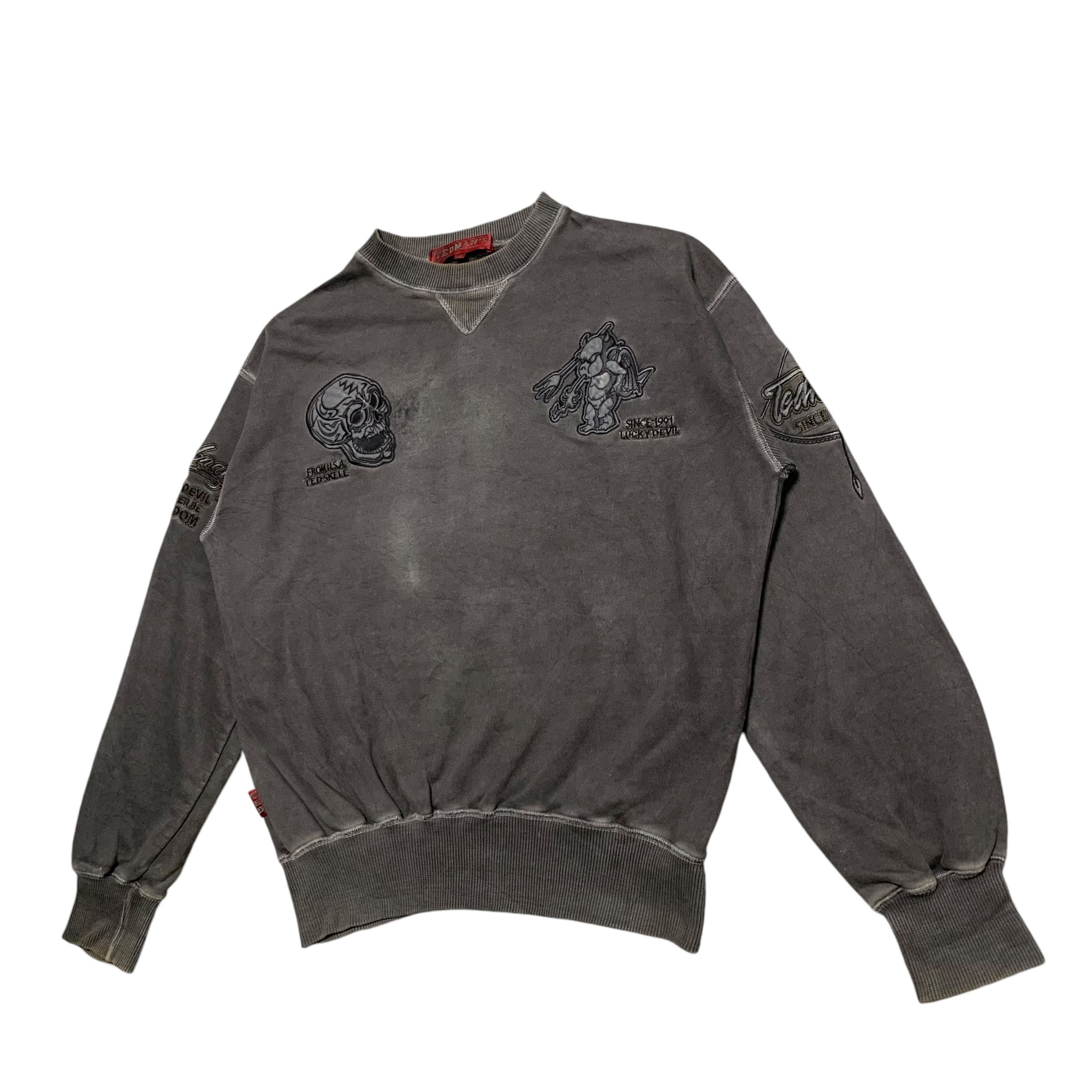Tedman Vintage Tedman Lucky Little Devil Embroidery Sweatshirt Size US L / EU 52-54 / 3 - 8 Thumbnail