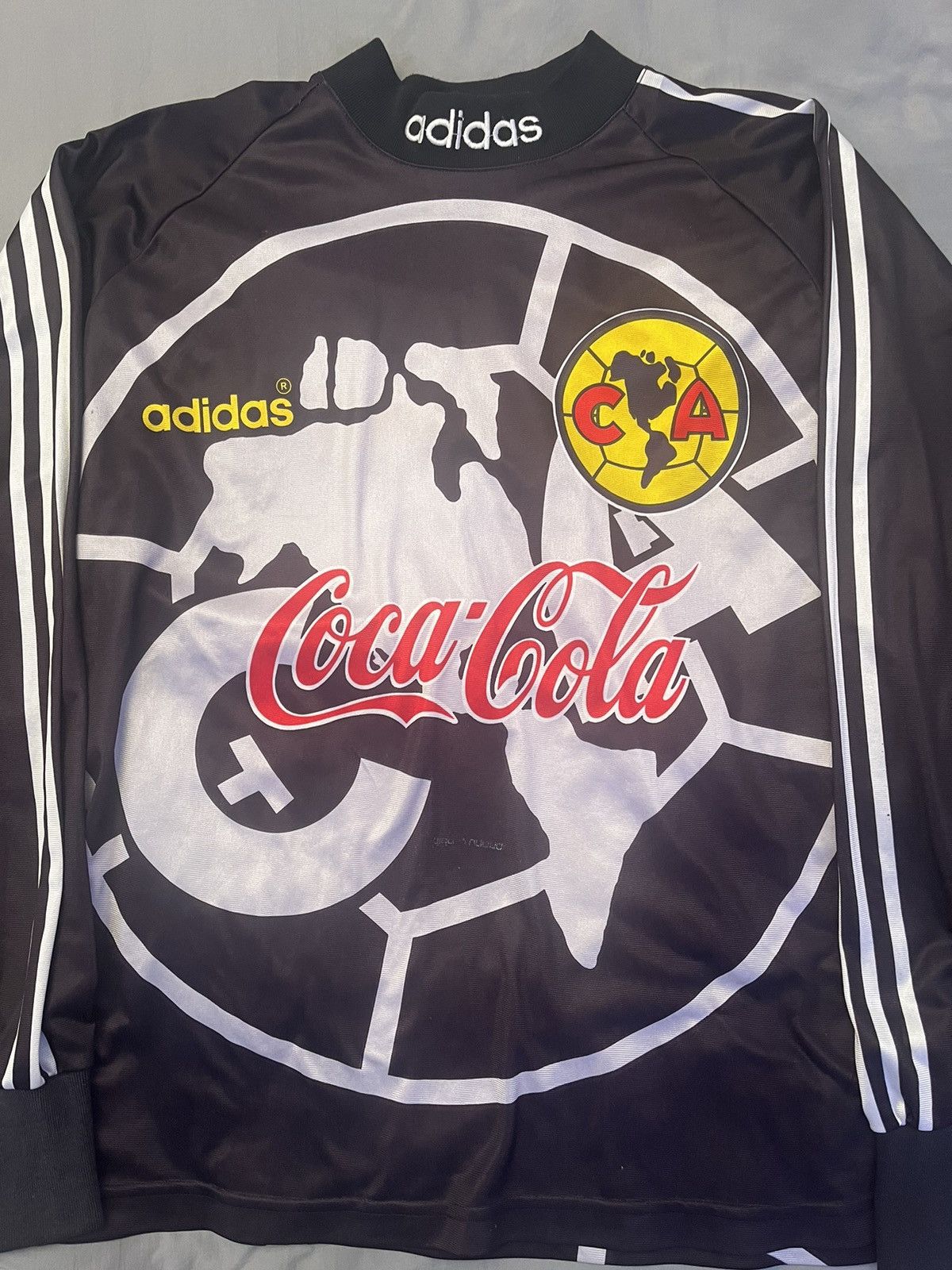 Adidas Soccer Jersey Vintage Club America Goalkeeper Jersey 98 99 Grailed