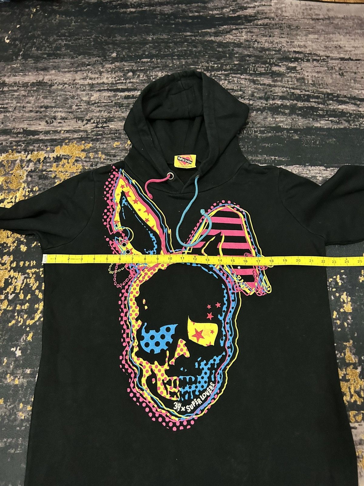 Japanese Brand 39 x Super Lovers Japan Skull Bunny Hoodie Size US L / EU 52-54 / 3 - 12 Thumbnail