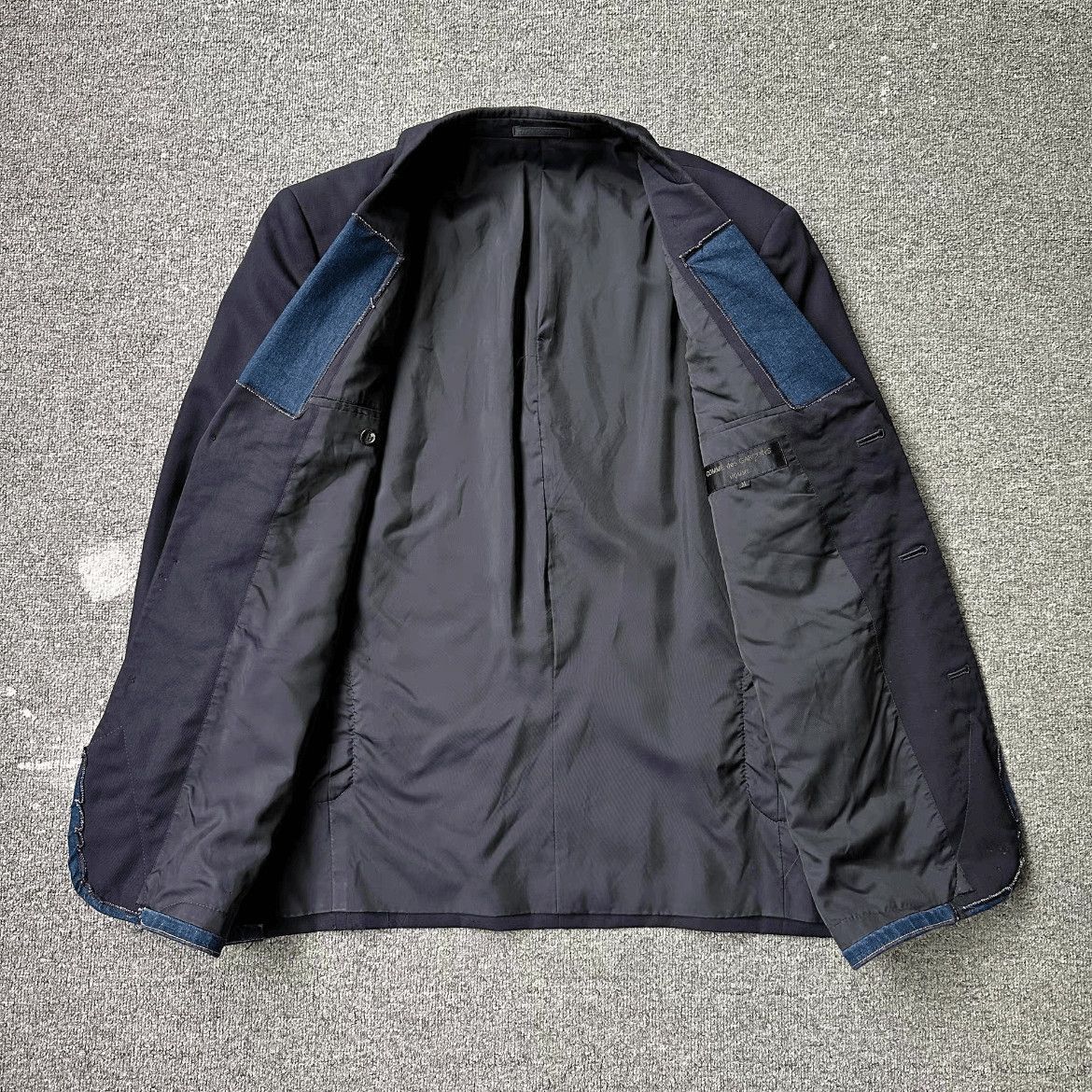 Comme des Garcons Homme Plus Comme Des Garcons Homme Denim Patches Blazer Jacket-2507 Size US M / EU 48-50 / 2 - 3 Thumbnail