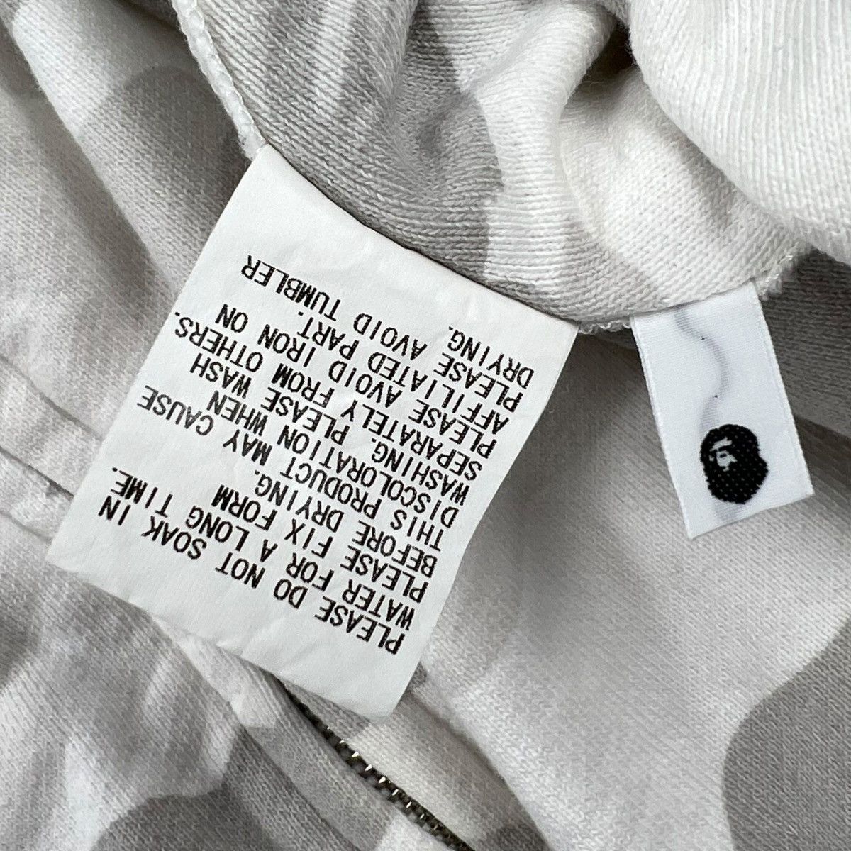 Bape BAPE WHITE CAMOUFLAGE 2 WAY HOODIE Size US M / EU 48-50 / 2 - 13 Thumbnail
