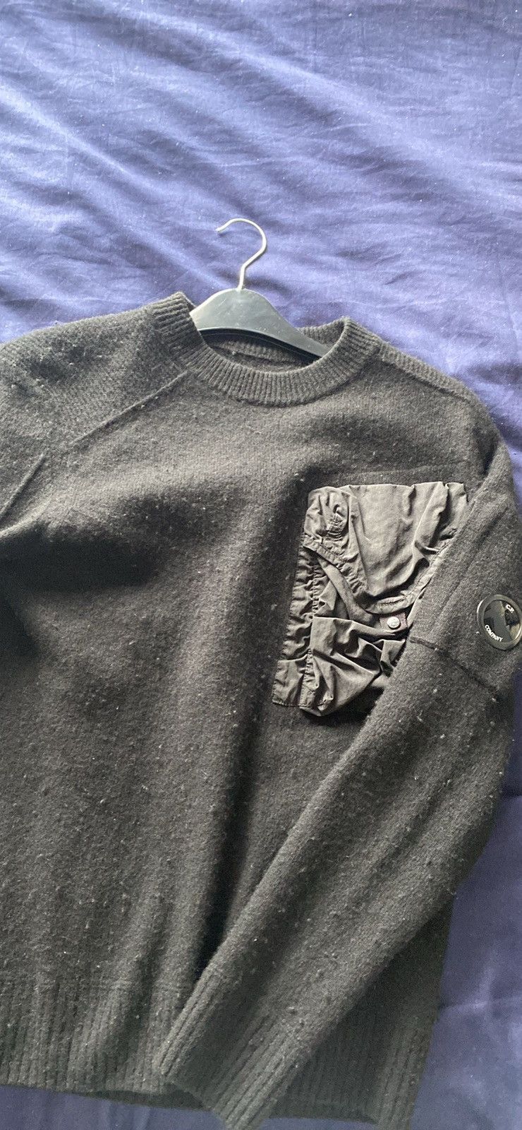 C.P. Company Cp.company BLACK KNITTED JUMPER Size US M / EU 48-50 / 2 - 1 Thumbnail
