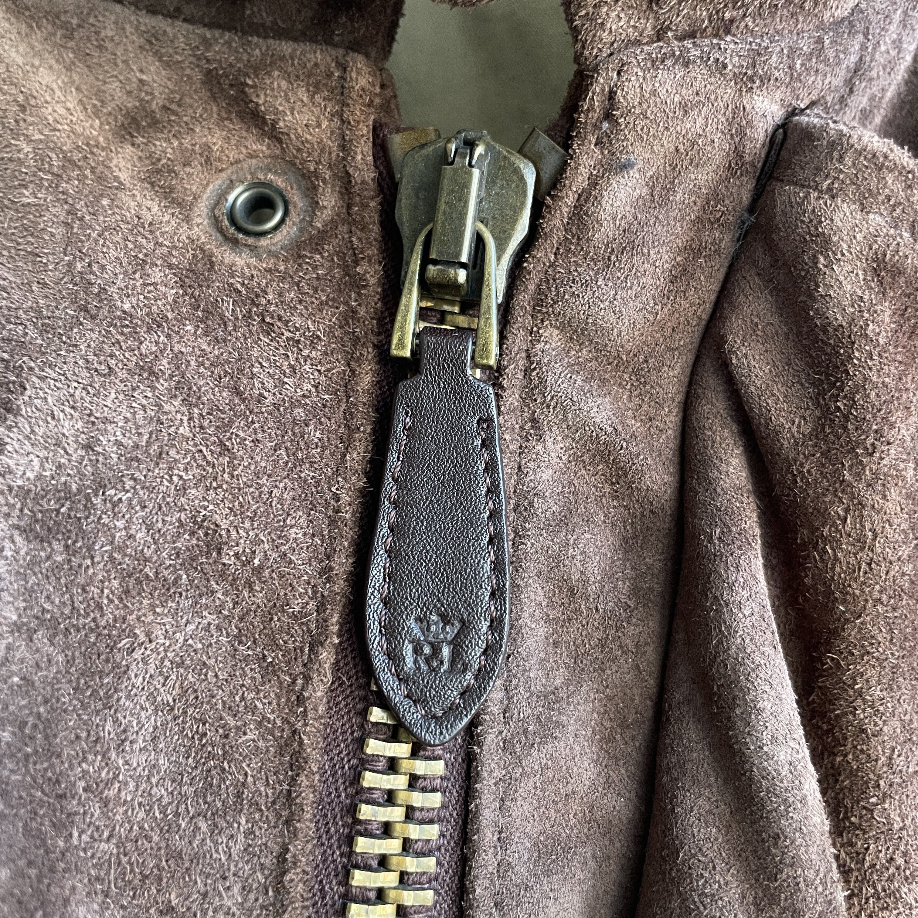 Polo Ralph Lauren Polo Ralph Lauren Calf Suede Brown Tobacco Barn Coat Size L Size US L / EU 52-54 / 3 - 19 Thumbnail