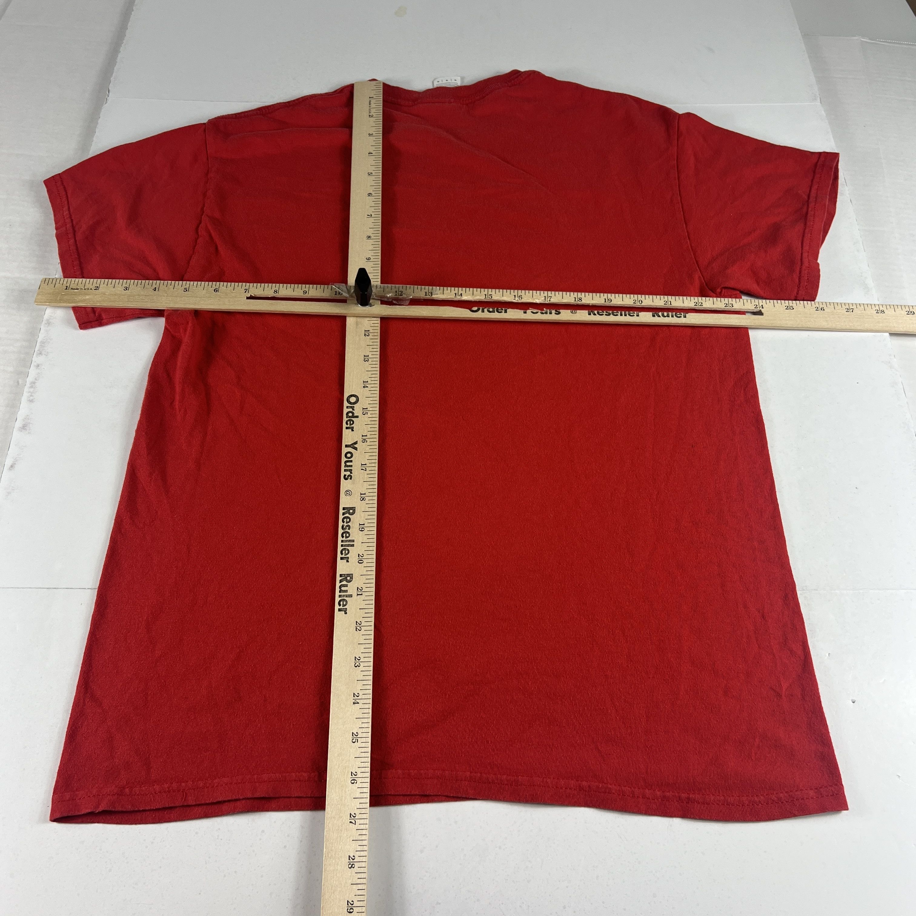 Half Evil Half Evil 333 Shirt Red Black Faded Soldier Short Sleeve Tee Size US M / EU 48-50 / 2 - 7 Thumbnail