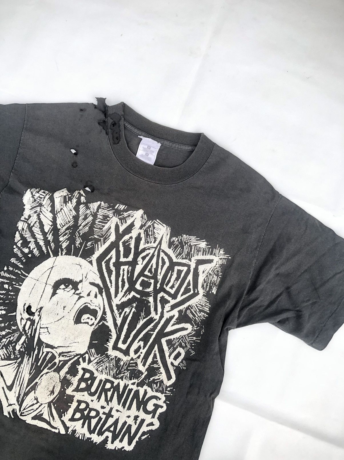 Japanese Brand × Vintage Vintage Rare Item Distressed Chaos U.K Burning Britain Size US M / EU 48-50 / 2 - 3 Thumbnail