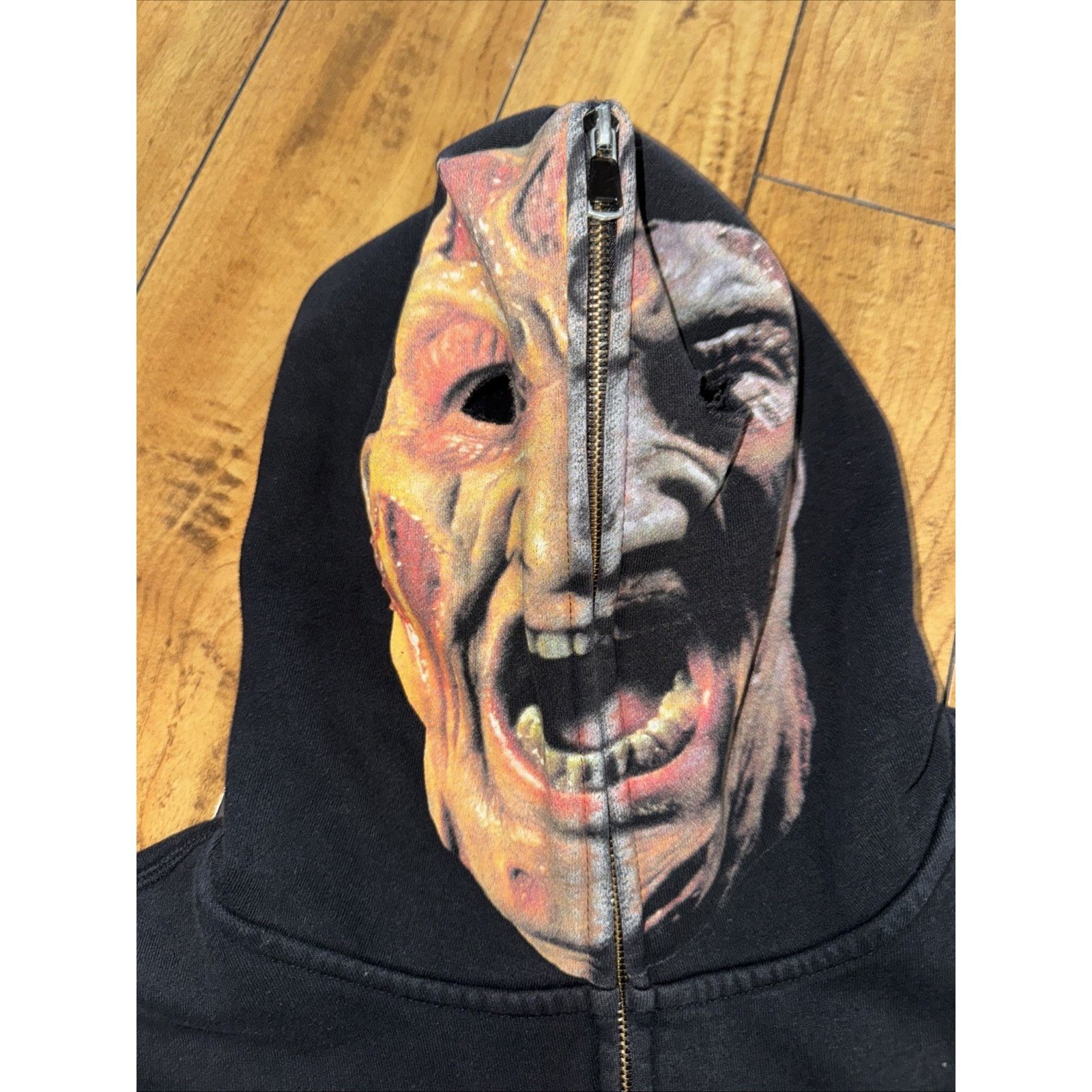 Band Tees × Vintage Freddy Krueger Nightmare On Elm Street Full Zip 23x26 XL Size US XL / EU 56 / 4 - 5 Thumbnail