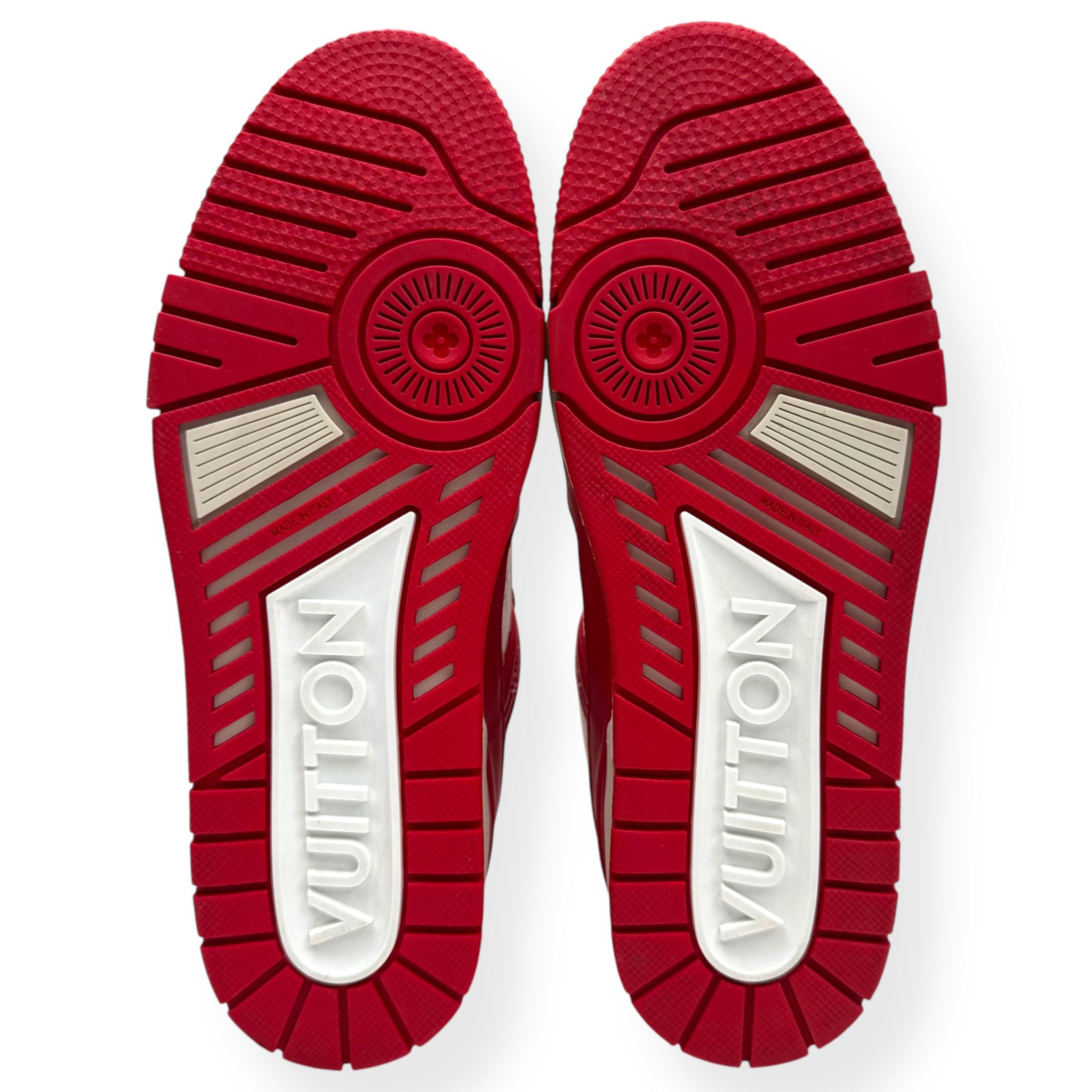 Louis Vuitton LOUIS VUITTON LV TRAINER RED UK8 Size US 9 / EU 42 - 6 Thumbnail