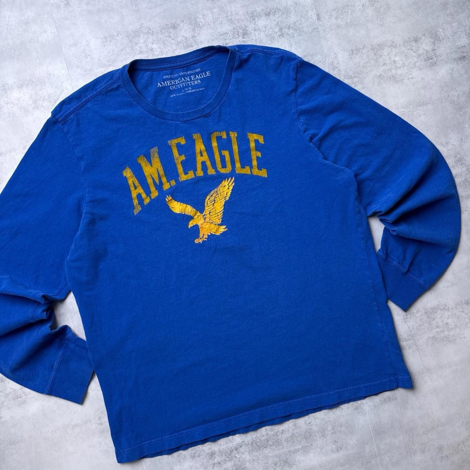 American Eagle Outfitters Y2K American Eagle 00s Long sleeve logo t shirt Size US L / EU 52-54 / 3 - 6 Thumbnail