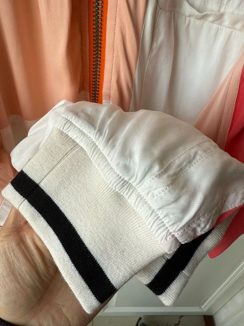 Haider Ackermann Haider Ackermann Silk pink white sports jacket Size M / US 6-8 / IT 42-44 - 6 Thumbnail