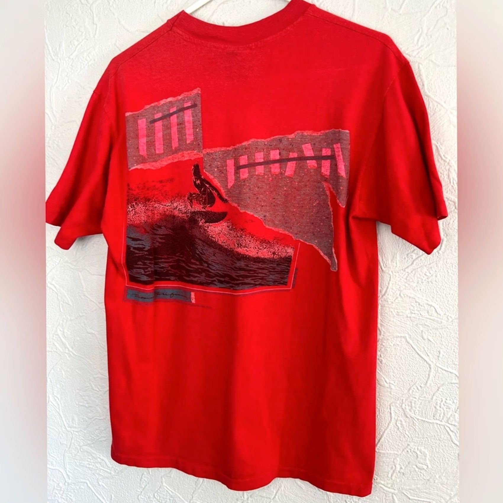 Ocean Pacific VINTAGE Ocean Pacific Surf T-Shirt USA Made - SIZE L RARE Red Men 1986 OP Single Stitch Shirt Size US L / EU 52-54 / 3 - 2 Thumbnail