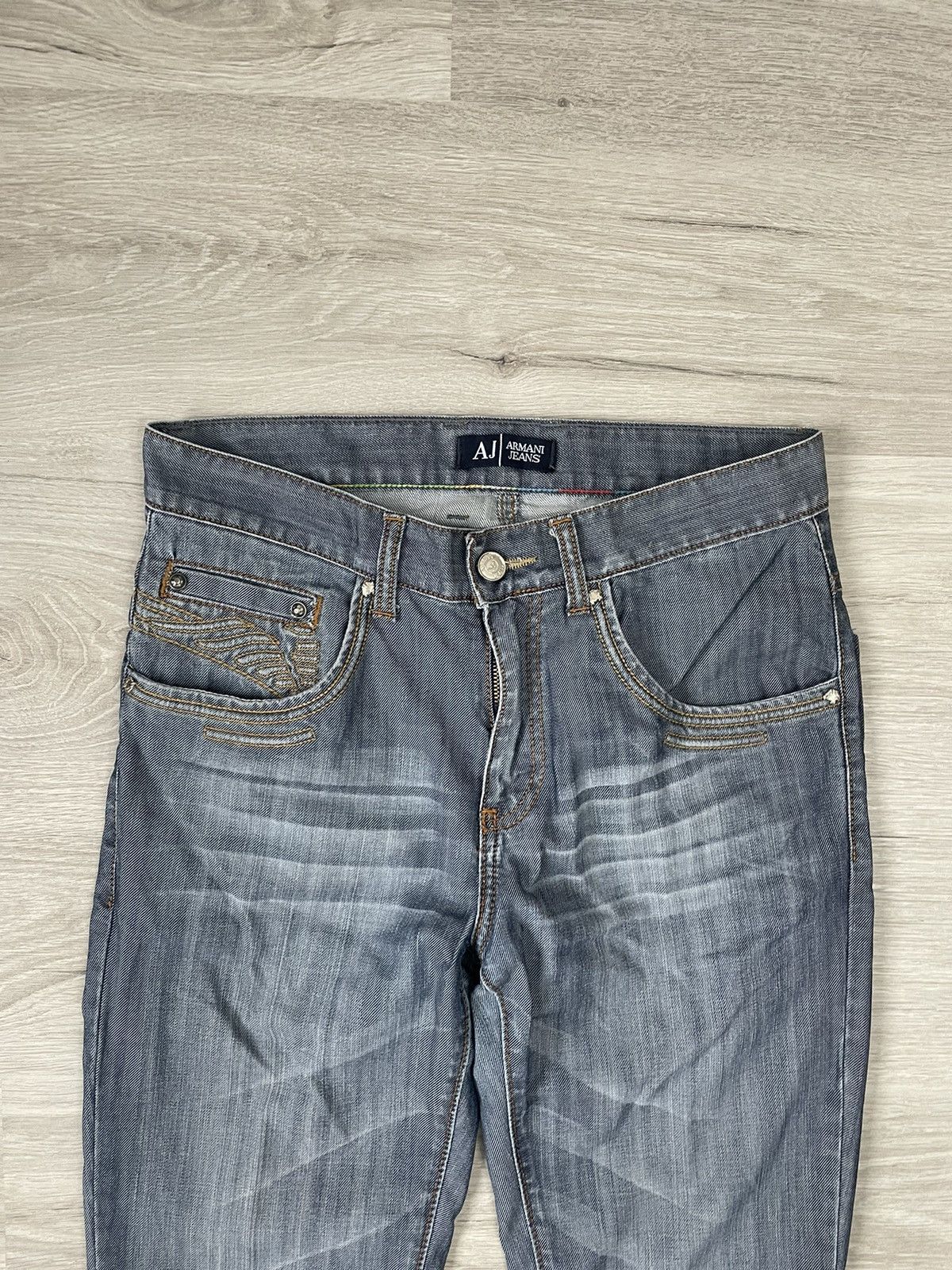Armani × Japanese Brand × Vintage Vintage Men’s Armani Jeans Y2K Size US 29 - 3 Thumbnail
