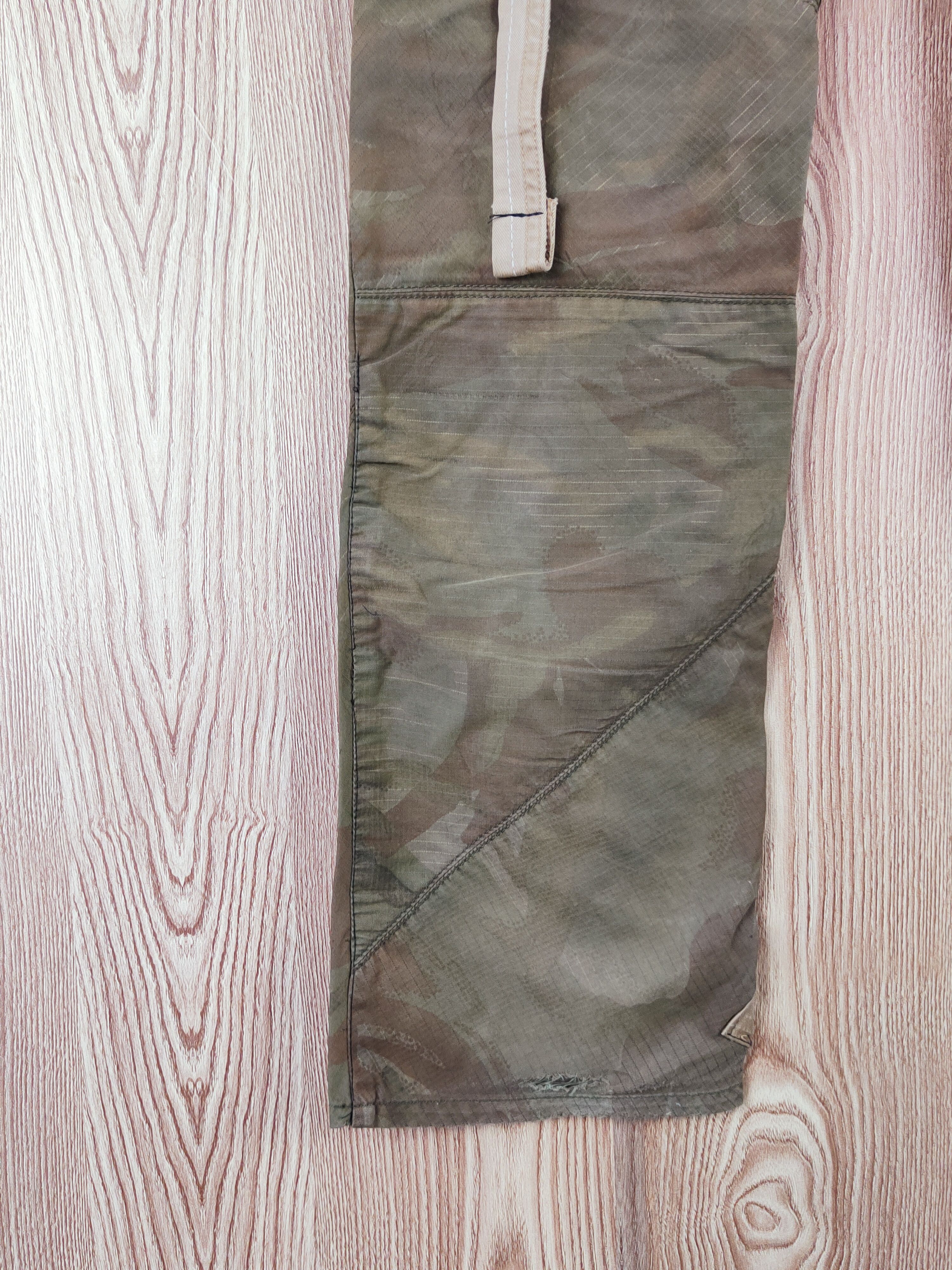 Japanese Brand Bexist Camo faded reworked patchwork vtg Cargo Pants #W015 Size US 32 / EU 48 - 9 Thumbnail
