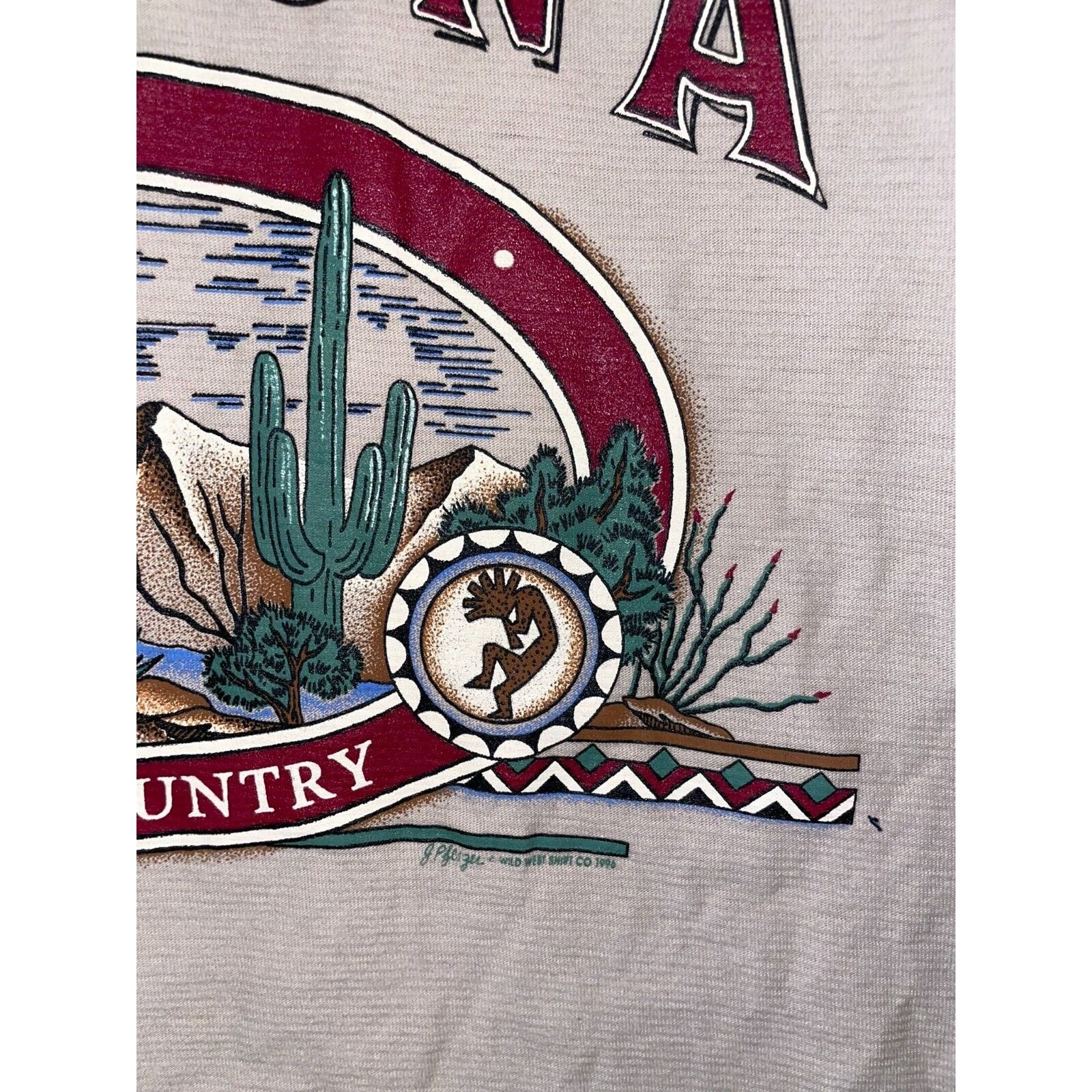Vintage Vintage Arizona Shirt AZ Sun Country Cactus Aboriginal 90s L Size US L / EU 52-54 / 3 - 4 Thumbnail