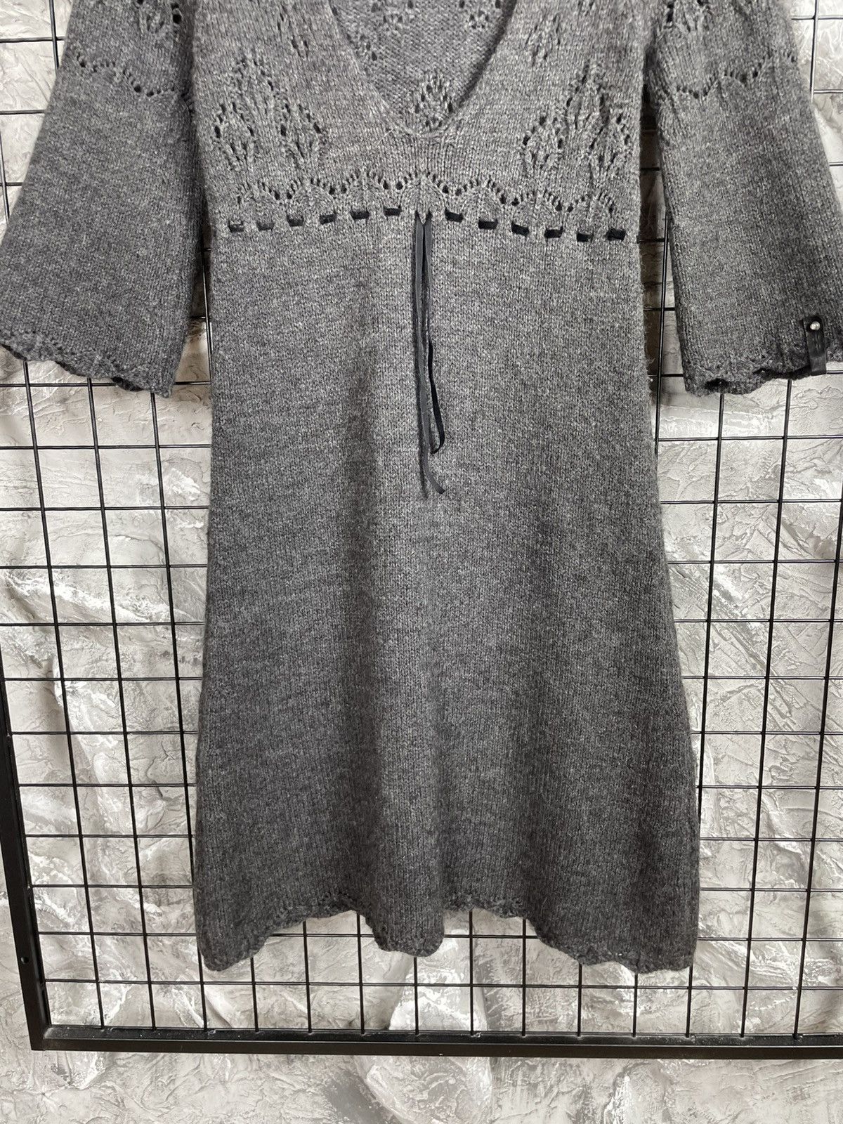 Miss Sixty Miss Sixty Vintage Alpaca Blend Knit Dress Grunge Y2K Style Size S / US 4 / IT 40 - 6 Thumbnail