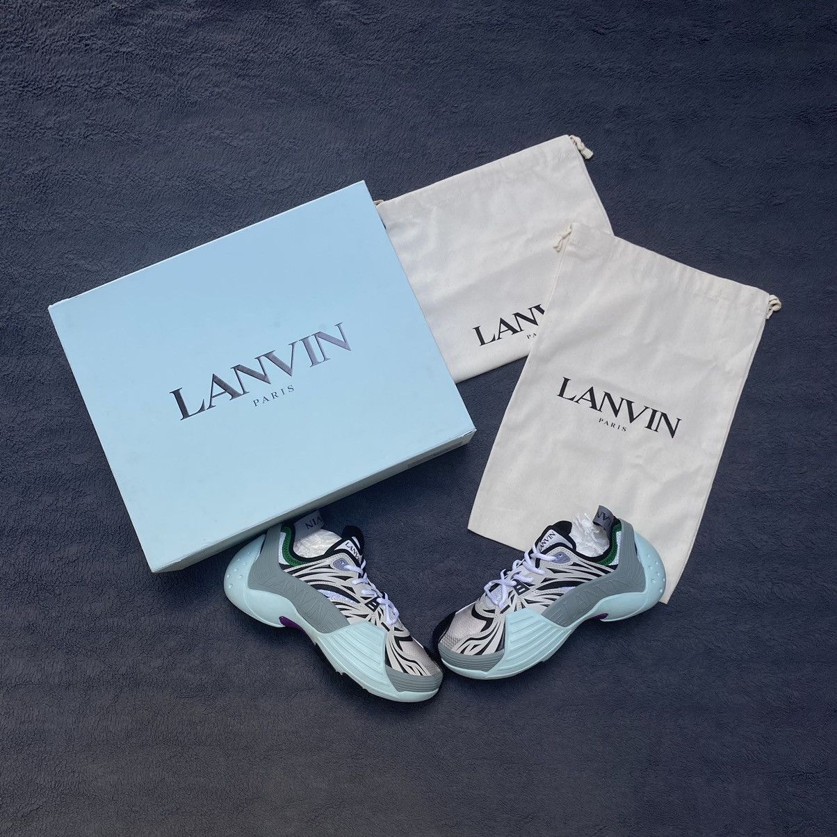 Lanvin Lanvin flash x sneakers blue Size US 7 / EU 40 - 1 Thumbnail