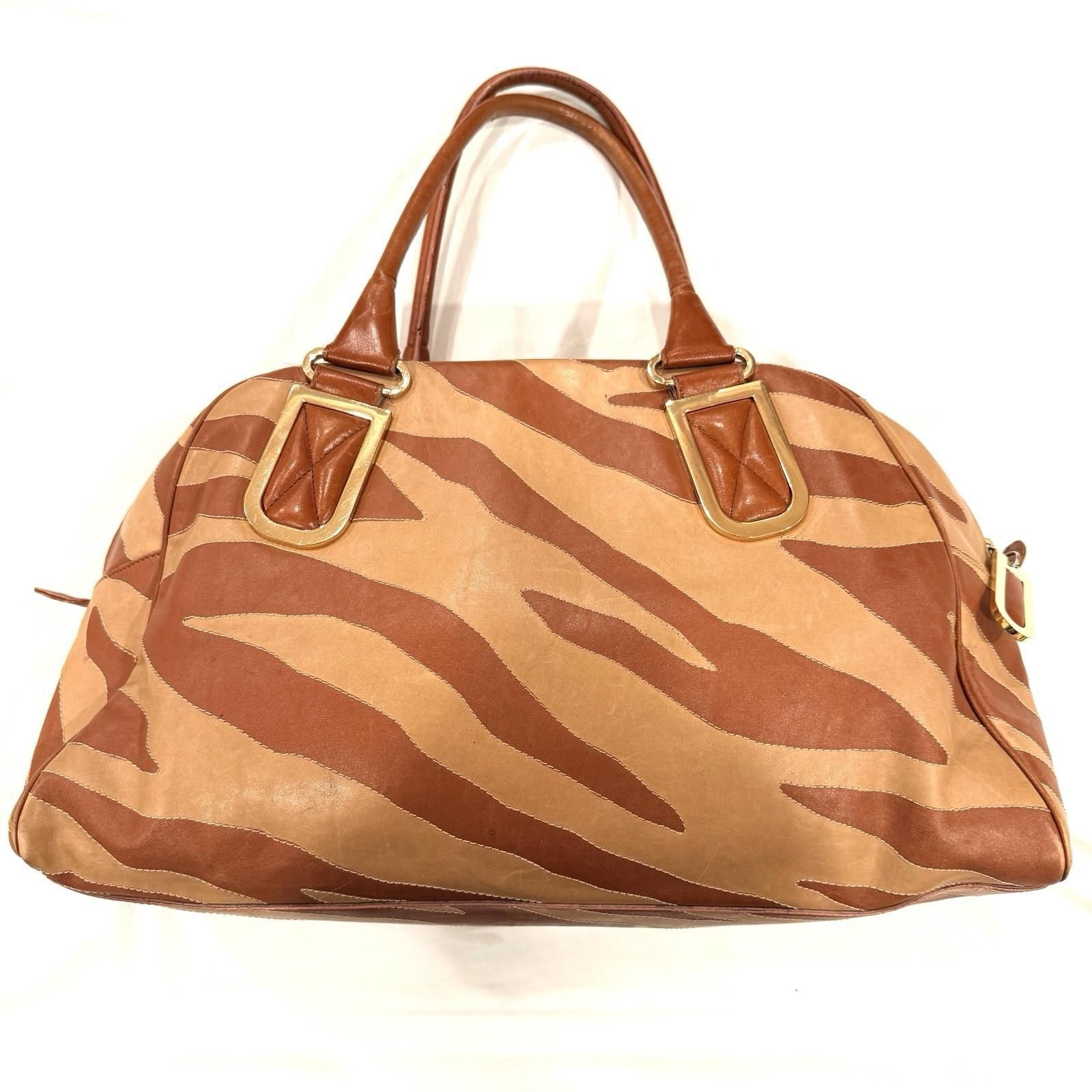 Other Vintage Y2K Badgley Mischka Zebra print Bowling Italian made Size ONE SIZE - 2 Thumbnail