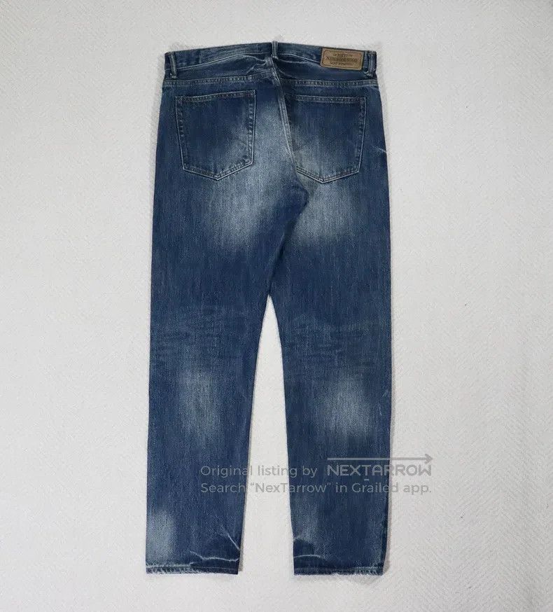 Neighborhood Neighborhood size L 17aw Savage Washed Denim Jeans King of Size US 27 - 2 Thumbnail