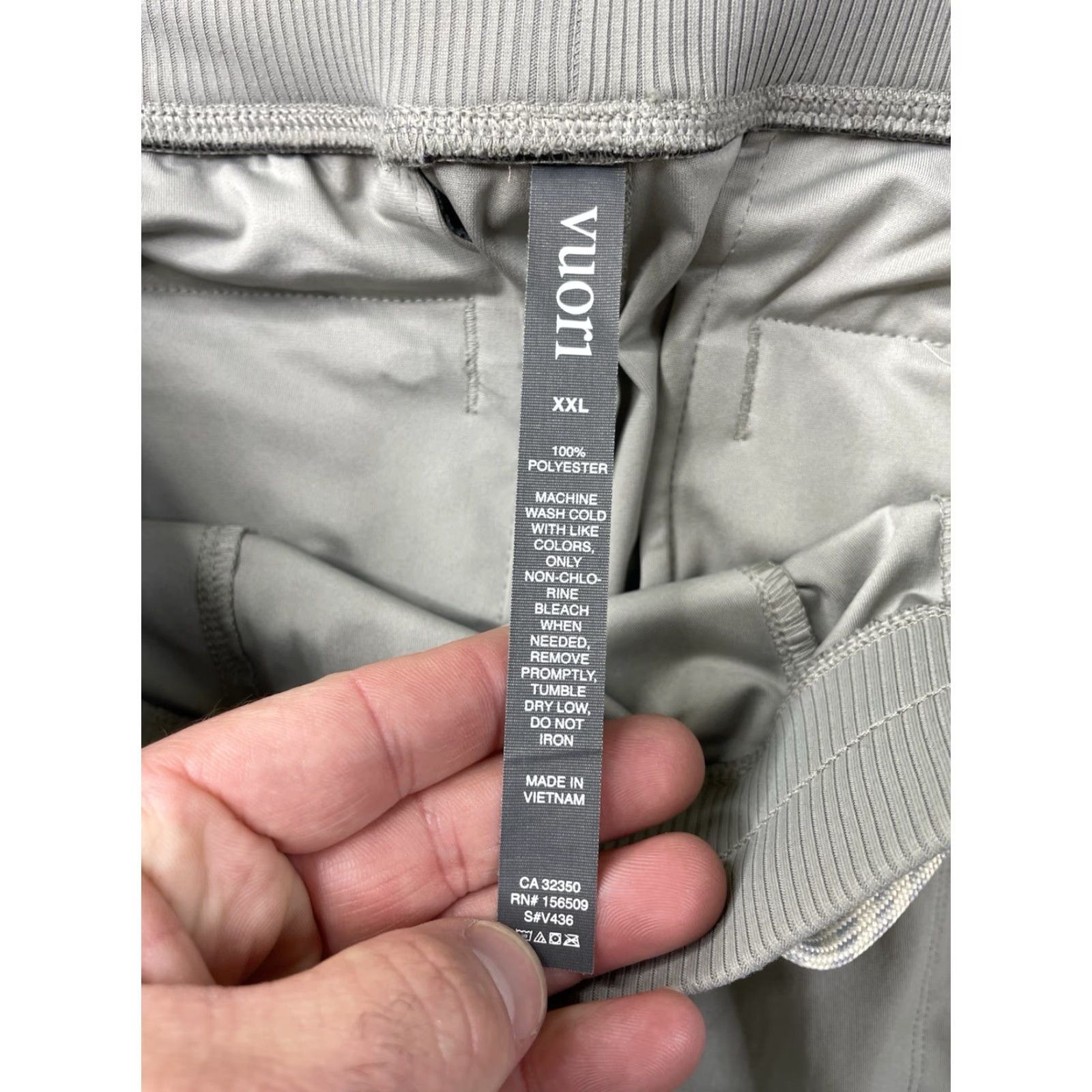 Vuori Vuori Mens Jogger Pants Tapered Gray 2XL Regular Elastic Waist Pockets Inseam See Measurements V436 Size US 39 - 4 Thumbnail