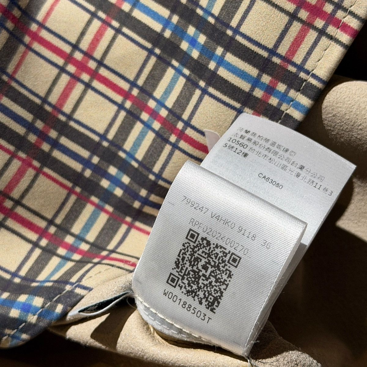 Bottega Veneta $7,000 printed leather check plaid flannel Size US S / EU 44-46 / 1 - 6 Thumbnail