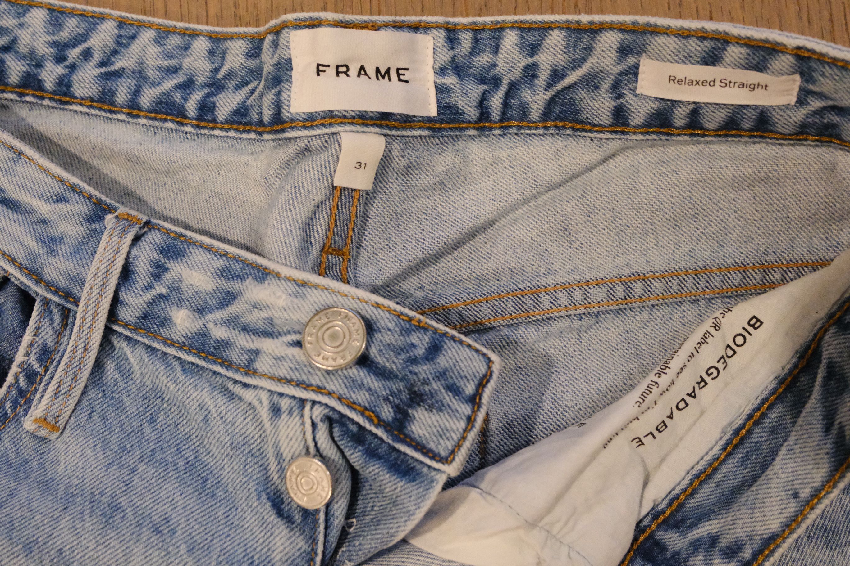 Frame FRAME Relaxed Straight denim Size US 32 / EU 48 - 3 Thumbnail