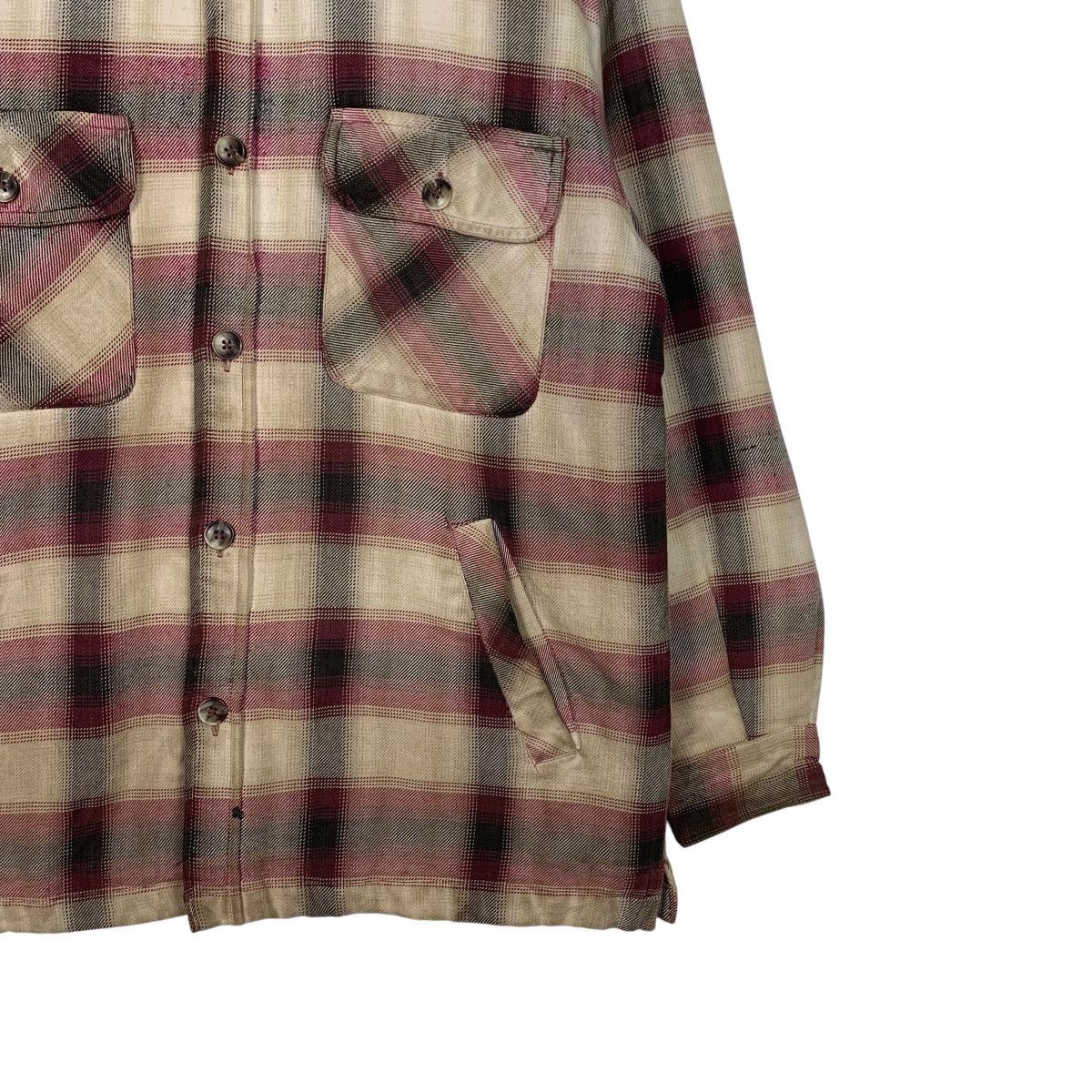 Flannel TRAY-UP Shadow Plaid Work Flannel Jacket #2149-C95 Size US L / EU 52-54 / 3 - 4 Thumbnail